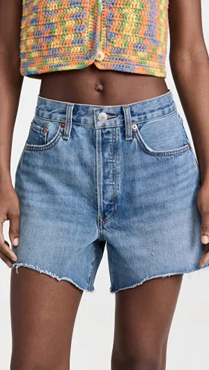 90S Low Slung Shorts In Lago