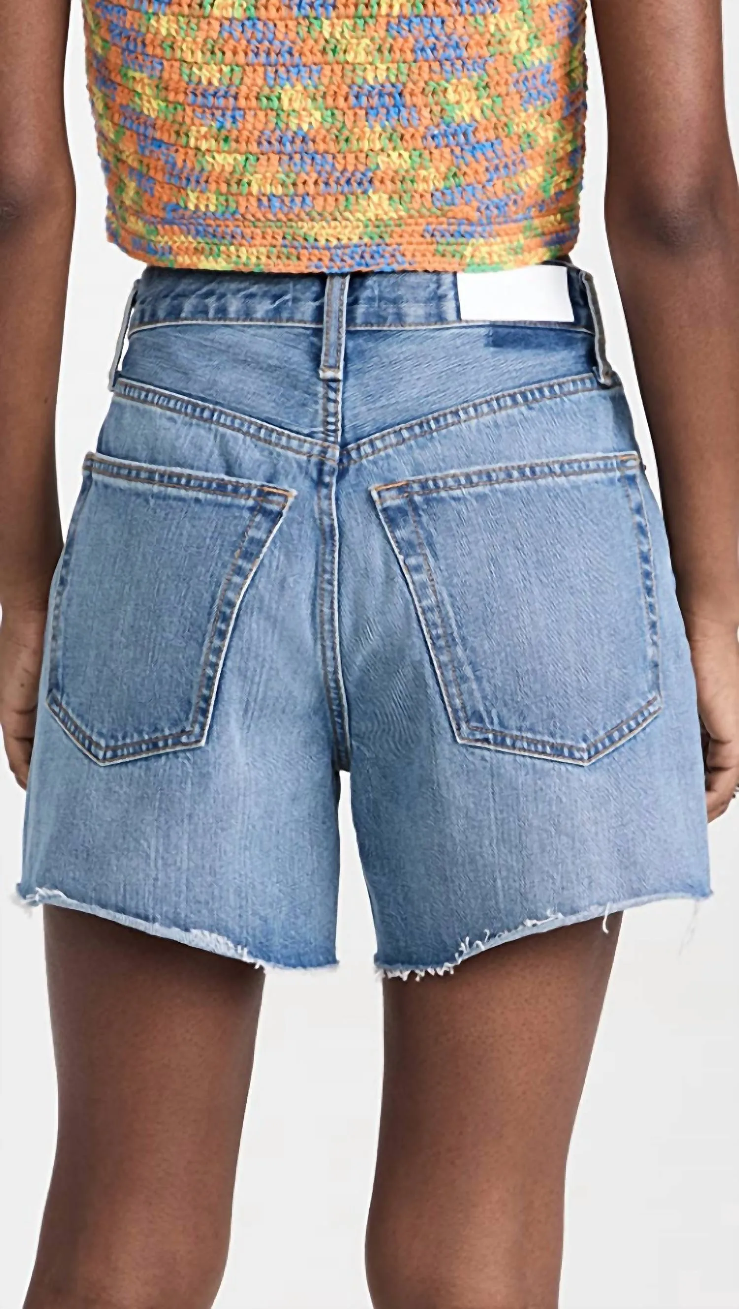 90S Low Slung Shorts In Lago