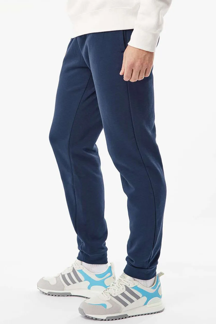 Adidas Mens Fleece Jogger Sweatpants w/ Pockets - Collegiate Navy Blue