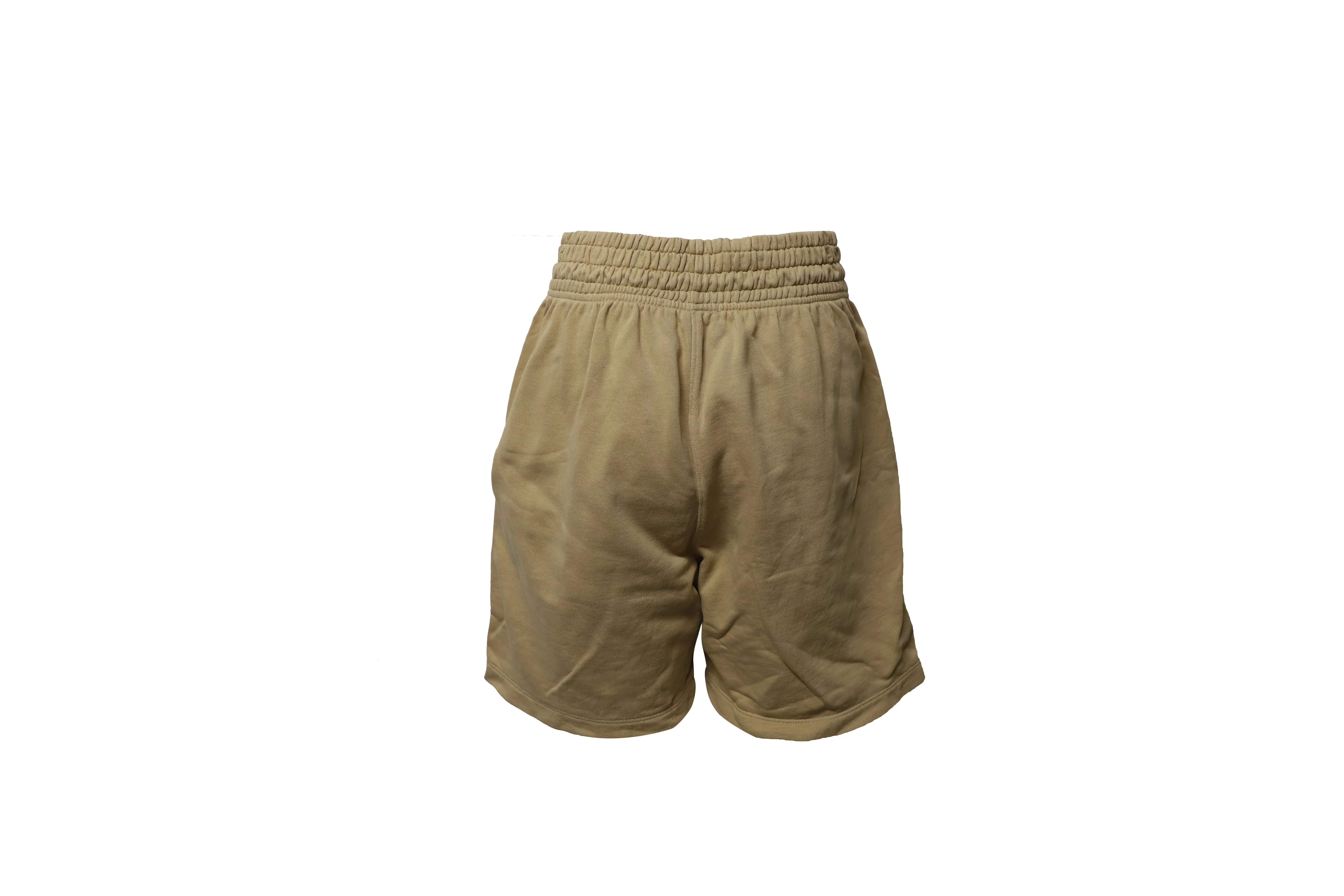 Agolde Boxing Track Shorts in Brown Cotton