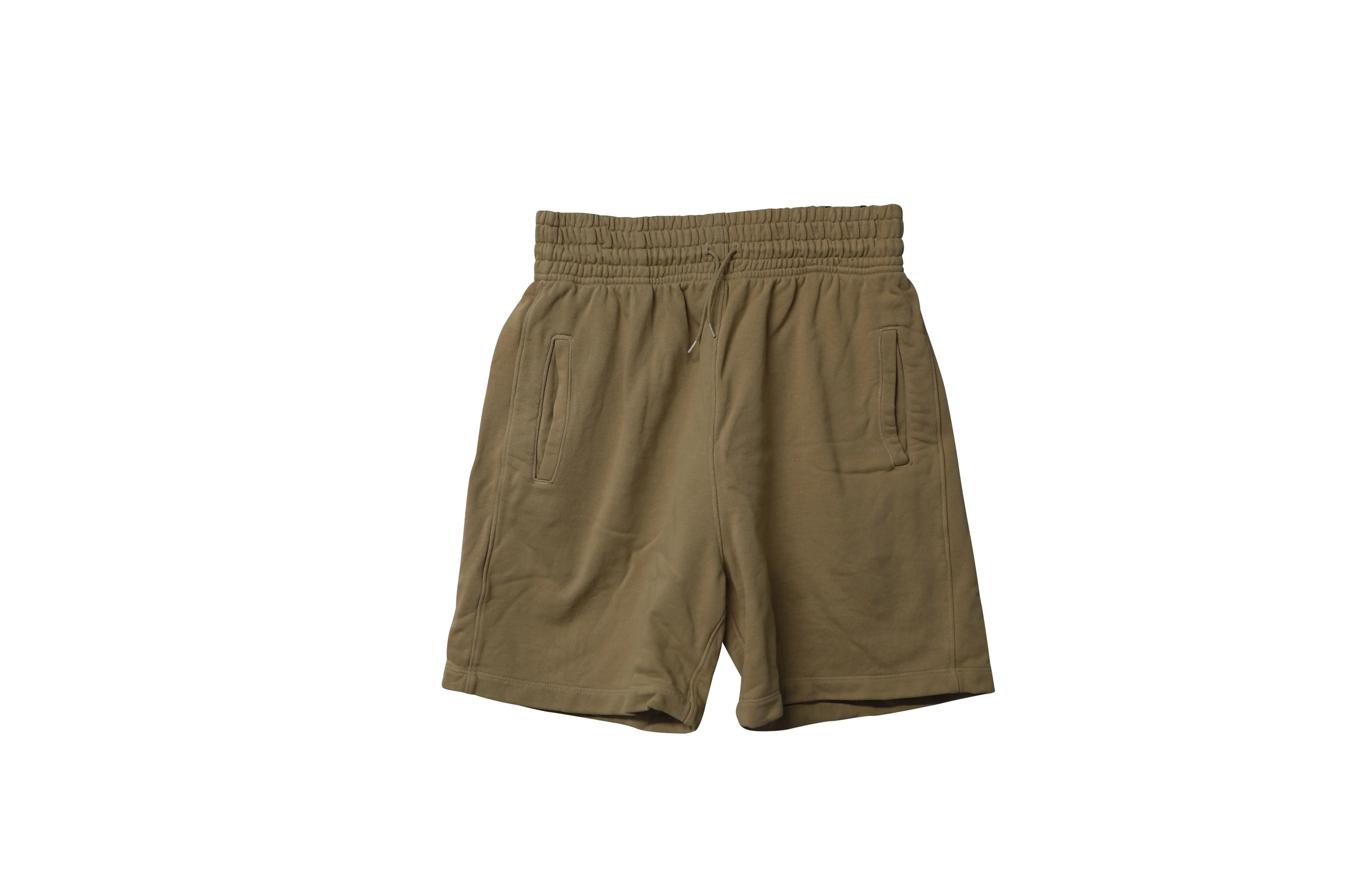 Agolde Boxing Track Shorts in Brown Cotton