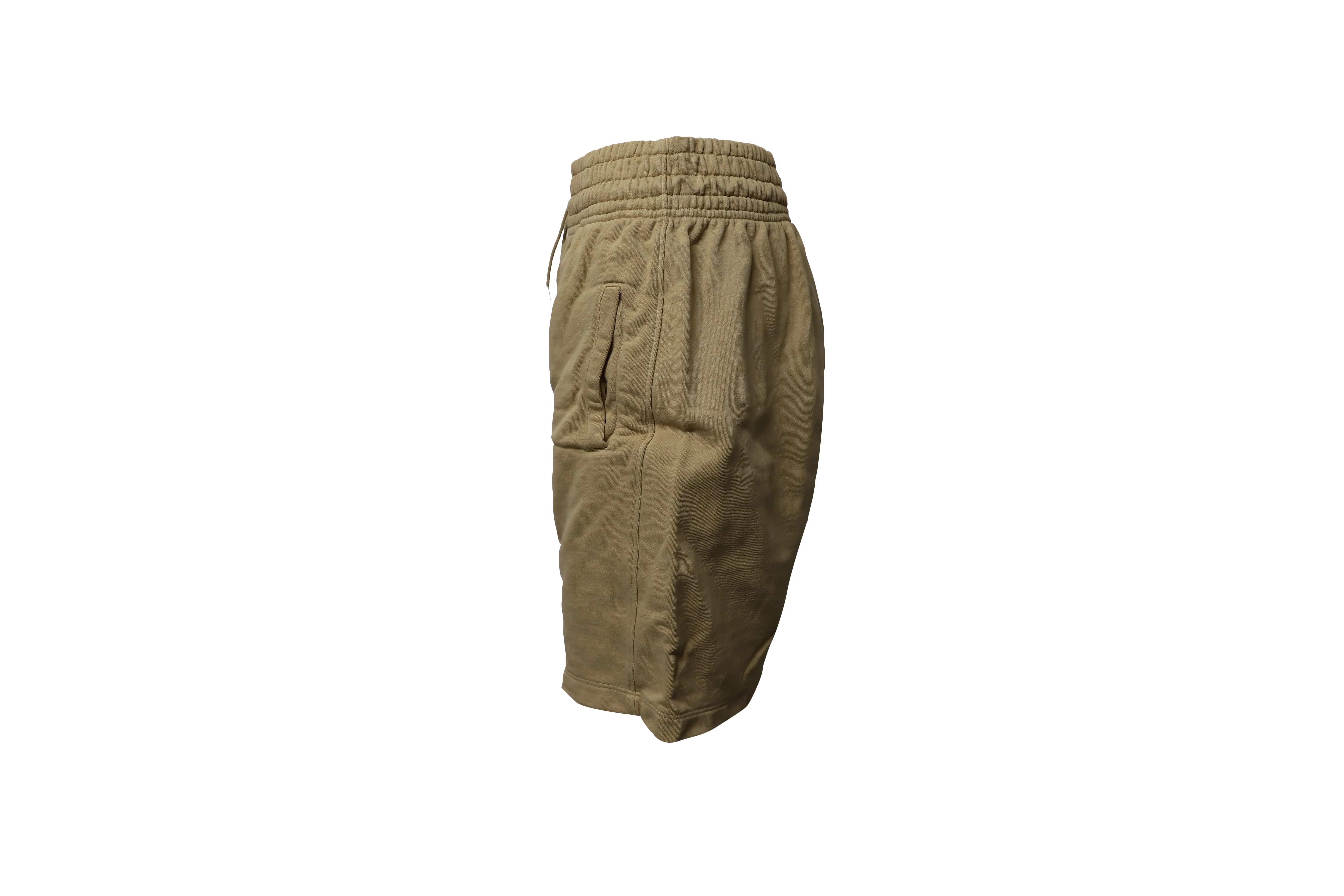 Agolde Boxing Track Shorts in Brown Cotton