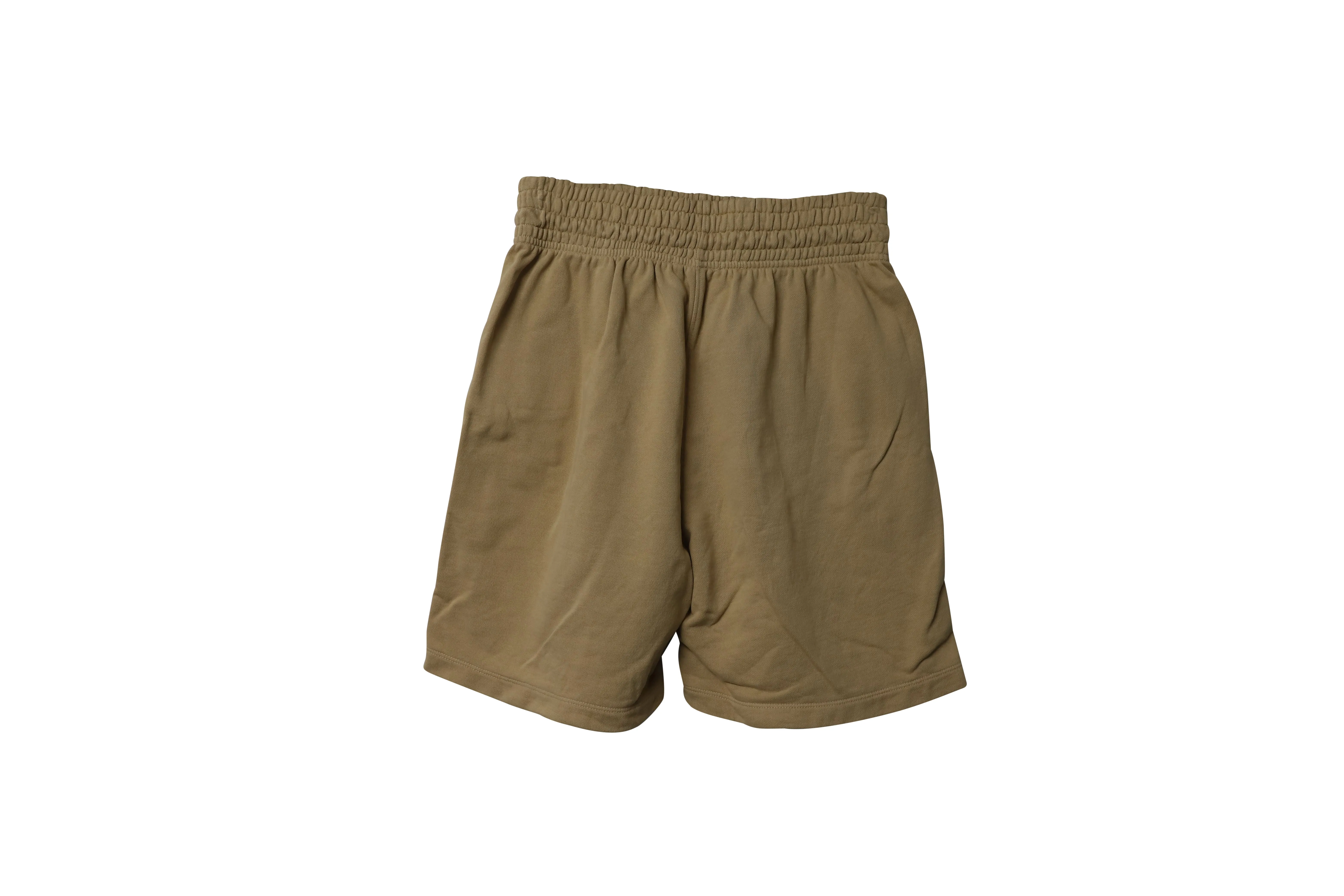Agolde Boxing Track Shorts in Brown Cotton