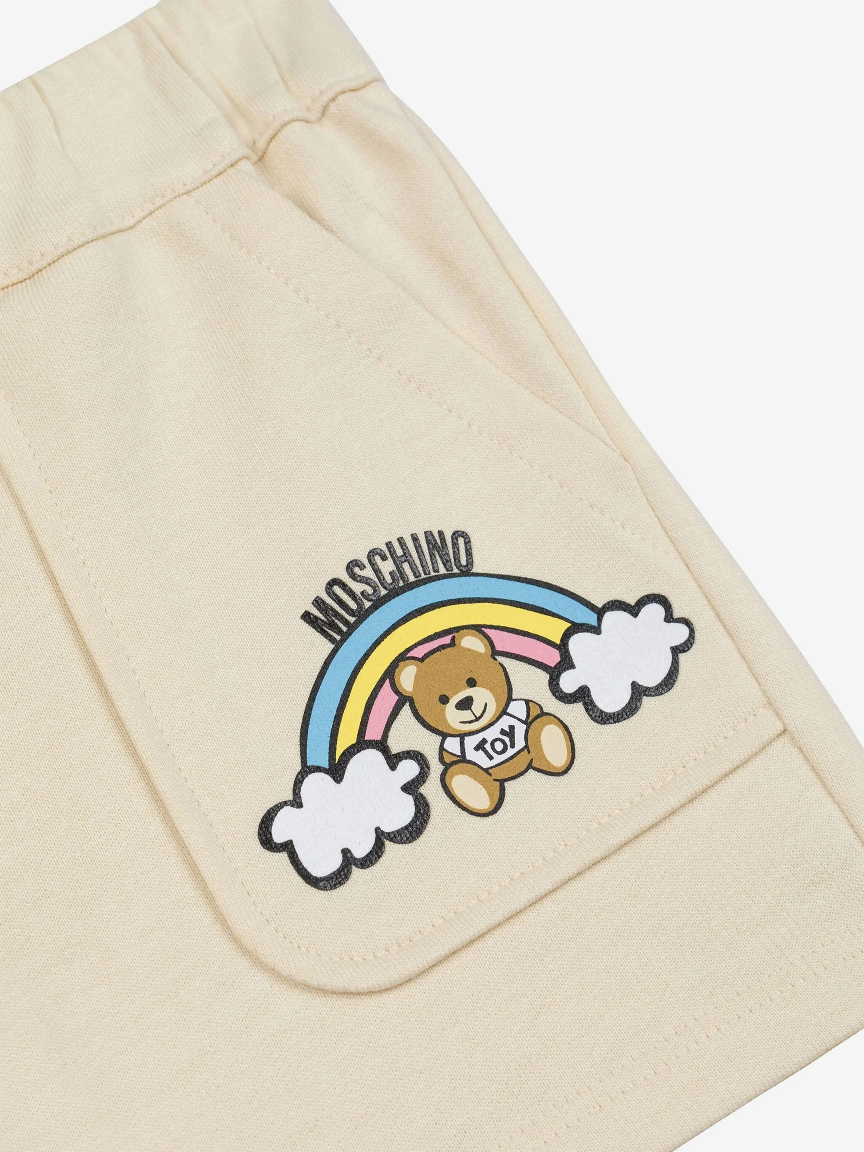 Baby Teddy Bear Shorts in Beige