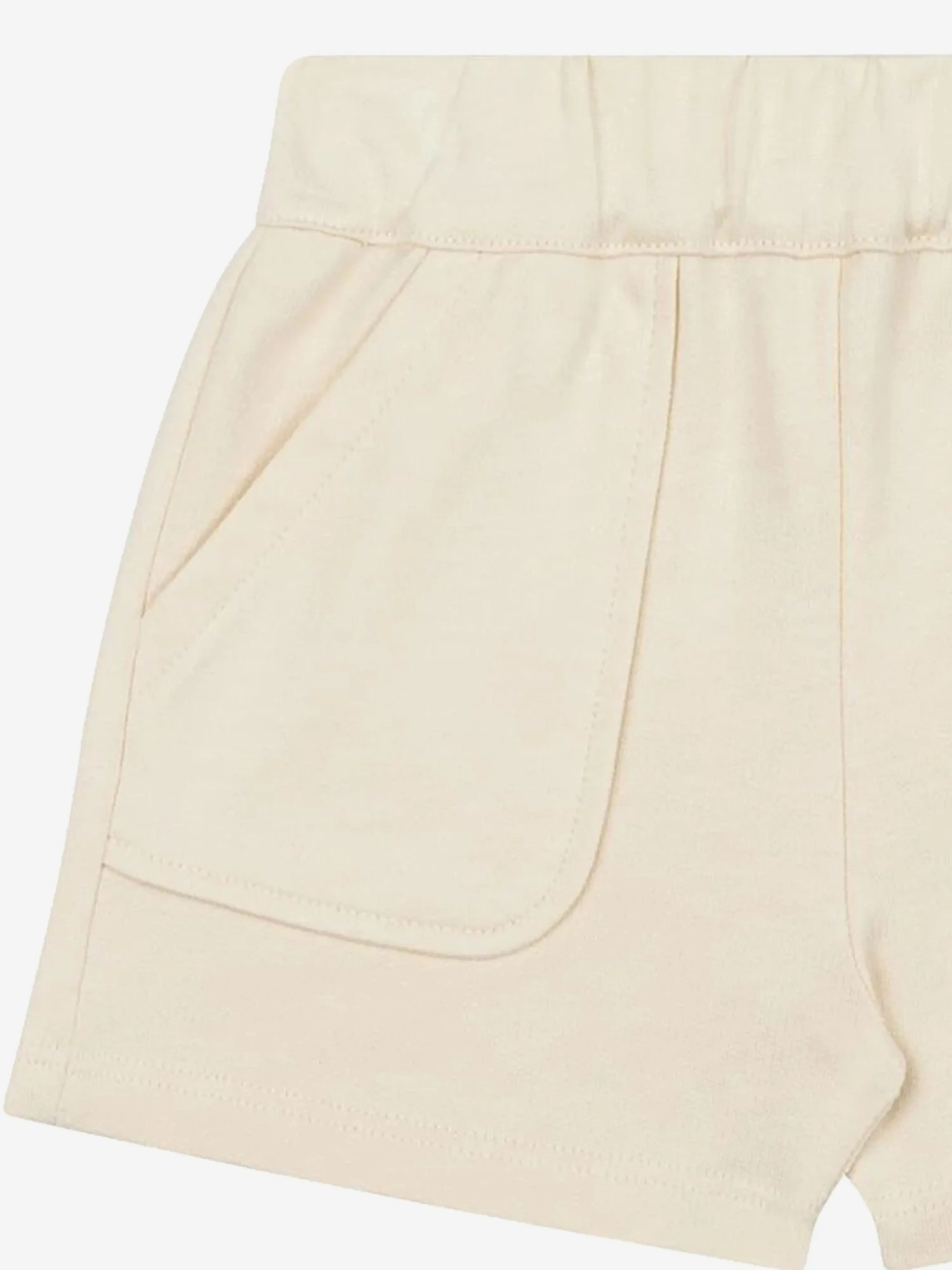 Baby Teddy Bear Shorts in Beige