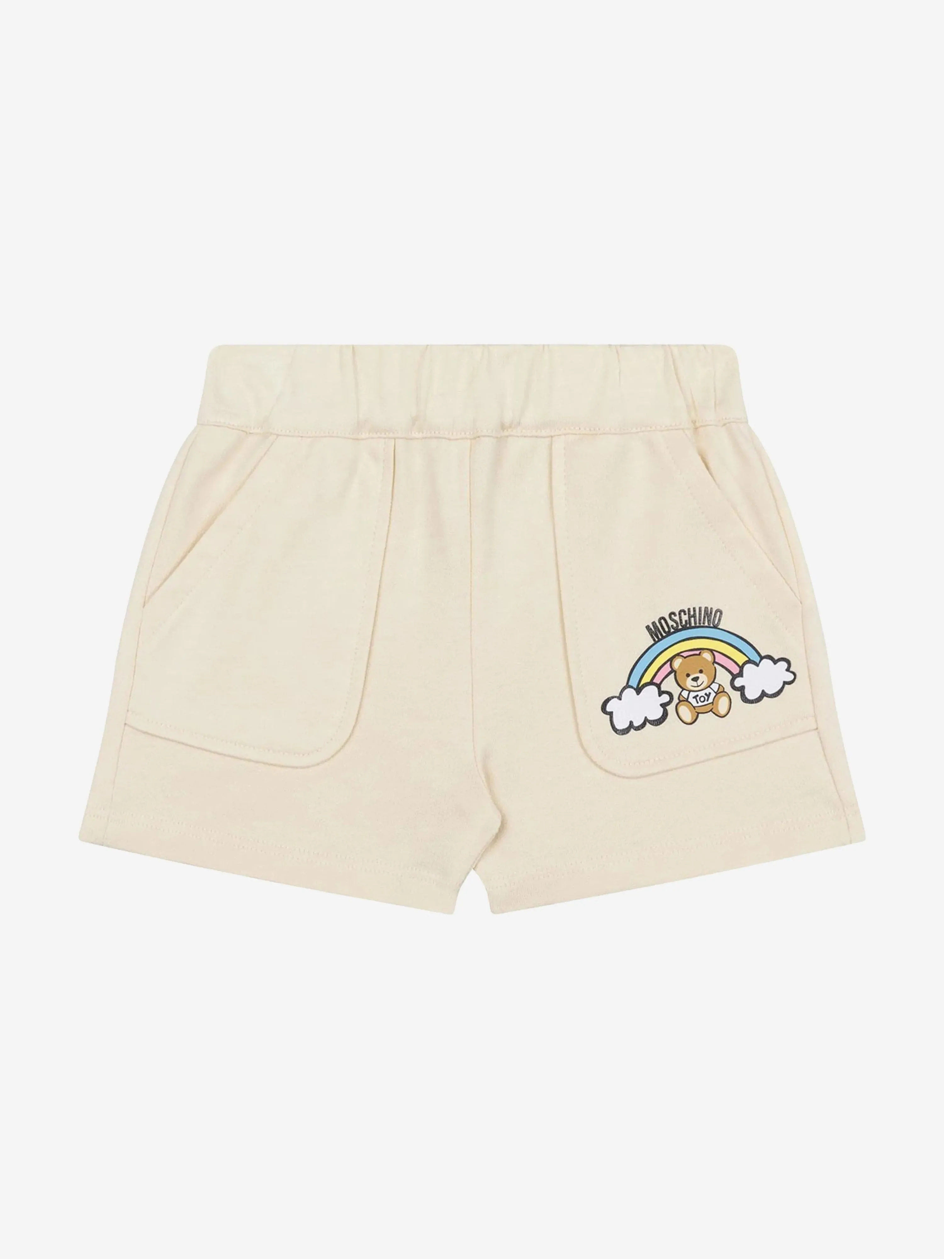 Baby Teddy Bear Shorts in Beige