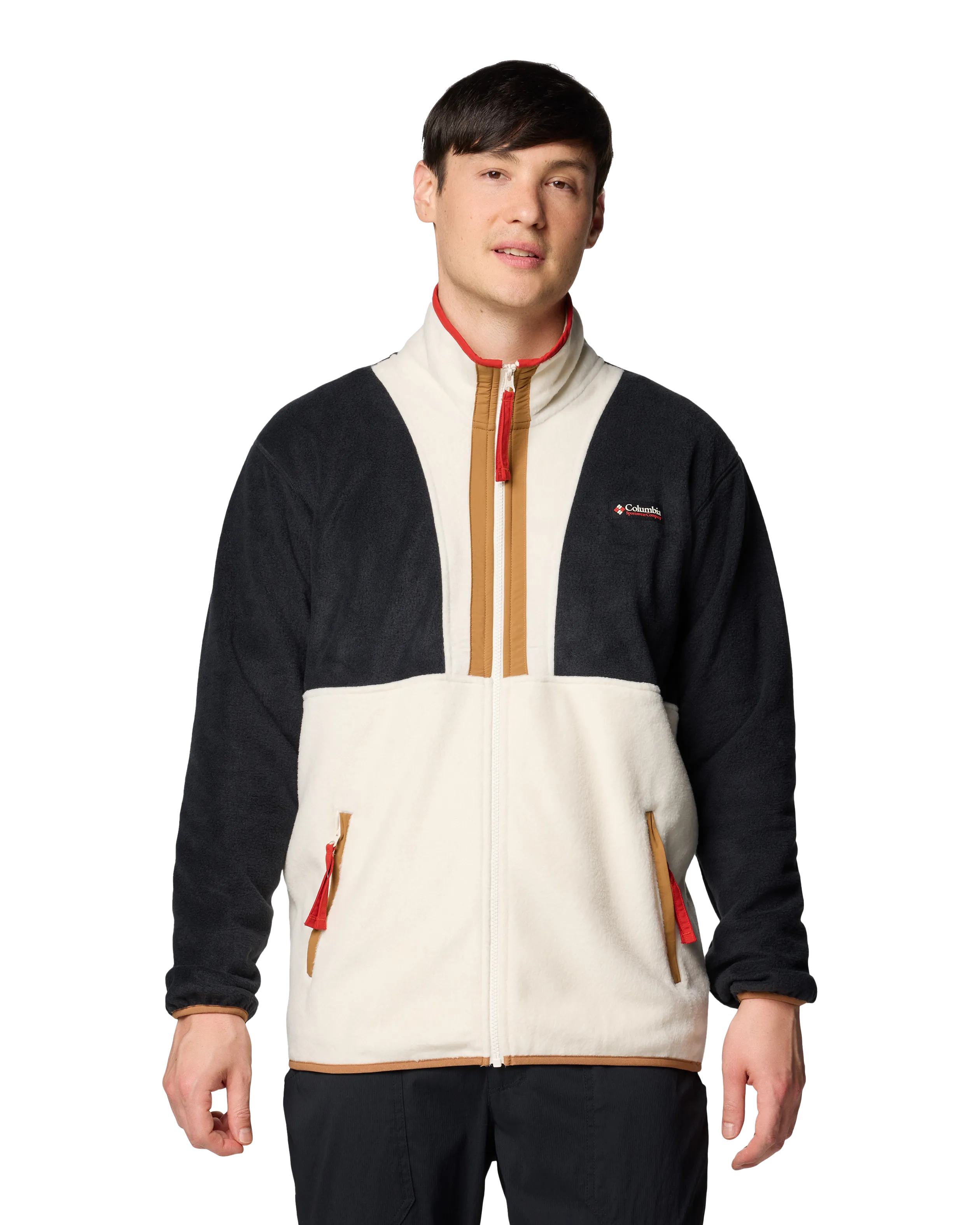 Backbowl II Full Zip Fleece Jacket in Black & Chalk