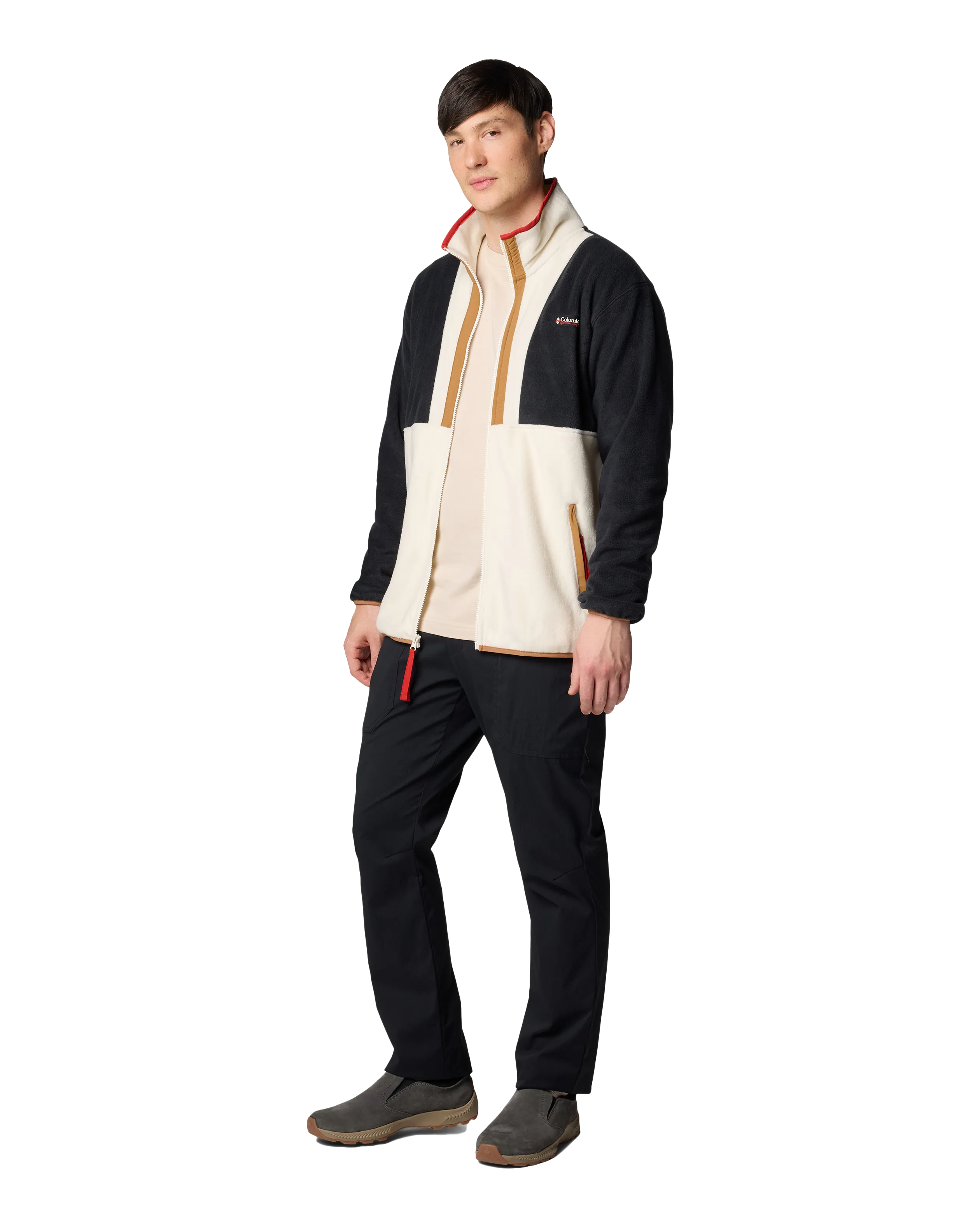 Backbowl II Full Zip Fleece Jacket in Black & Chalk