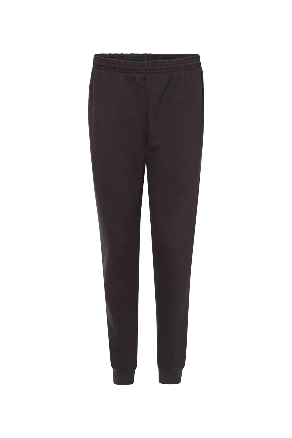 Badger Mens Athletic Fleece Jogger Sweatpants w/ Pockets - Black