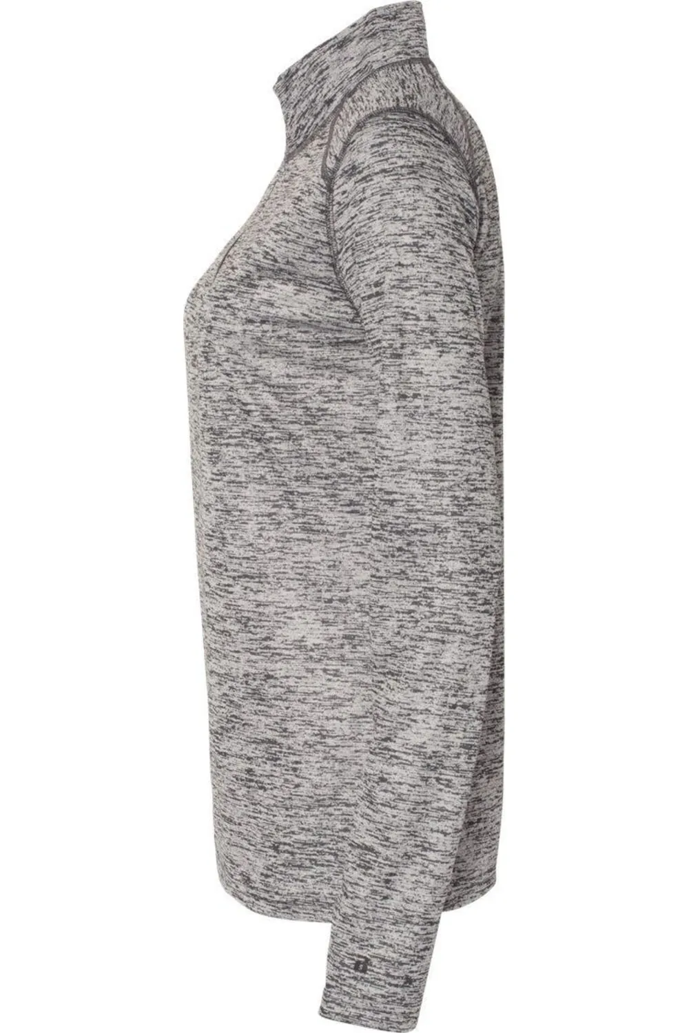 Badger Womens Tonal Blend Quarter-Zip Pullover