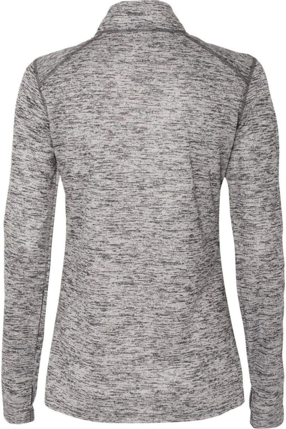 Badger Womens Tonal Blend Quarter-Zip Pullover
