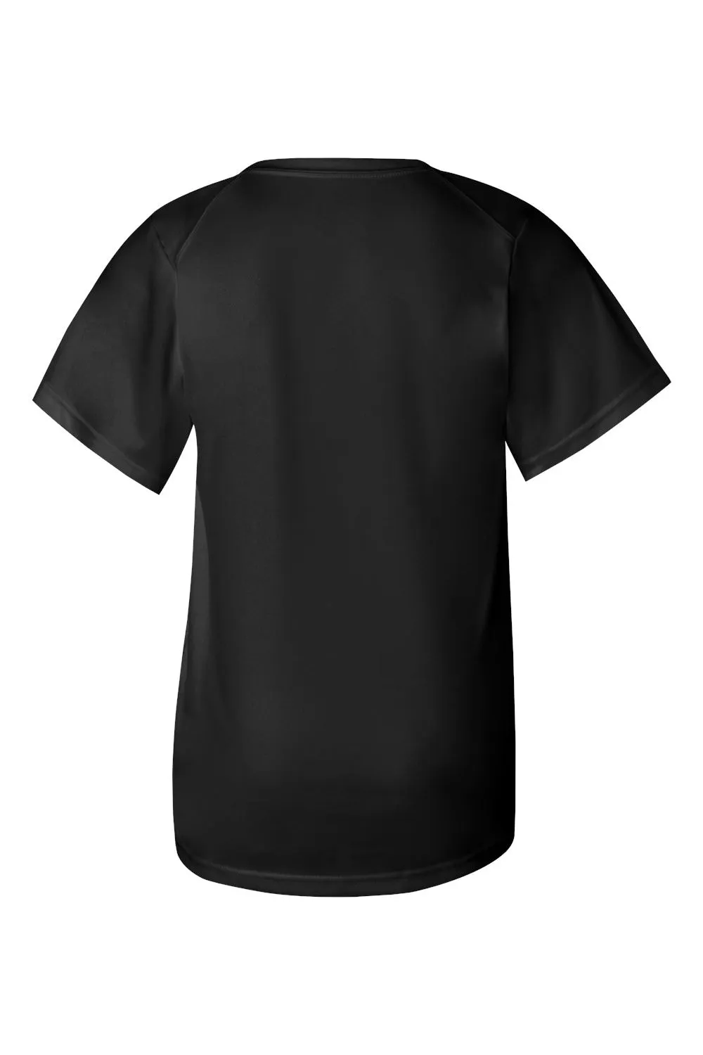 Badger Youth B-Core Moisture Wicking Short Sleeve Crewneck T-Shirt - Black