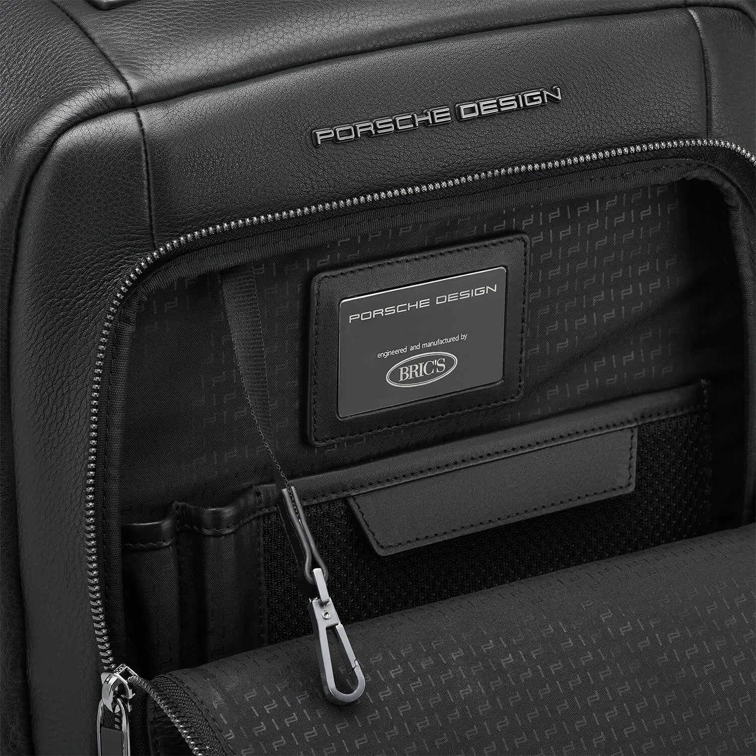 Bags Porsche Design Porsche Design Roadster Leather Backpack Medium - Black
