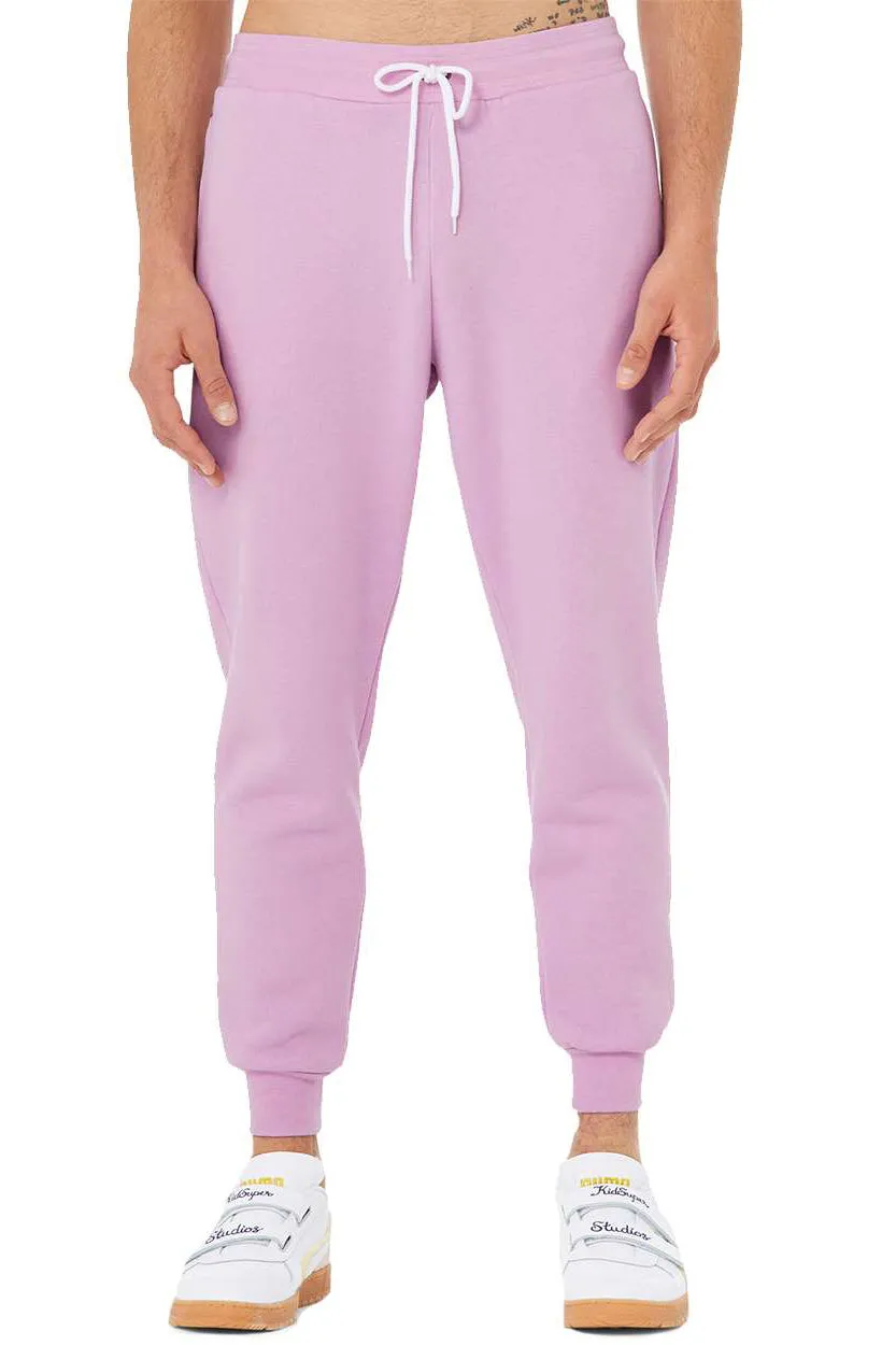 Bella   Canvas Mens Jogger Sweatpants w/ Pockets - Lilac