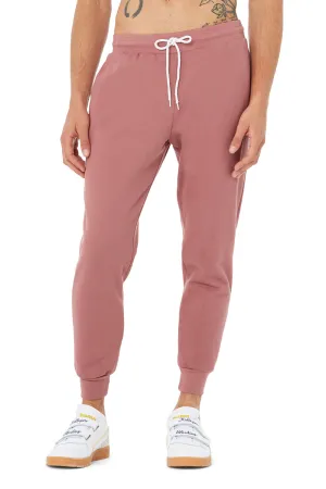 Bella   Canvas Mens Jogger Sweatpants w/ Pockets - Mauve