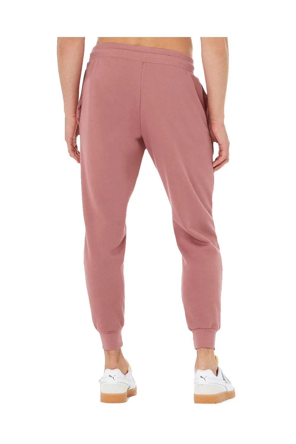 Bella   Canvas Mens Jogger Sweatpants w/ Pockets - Mauve