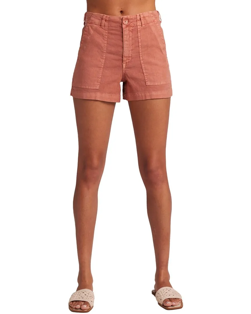 Bella Dahl Sol Utility Tab Linen-Blend Short