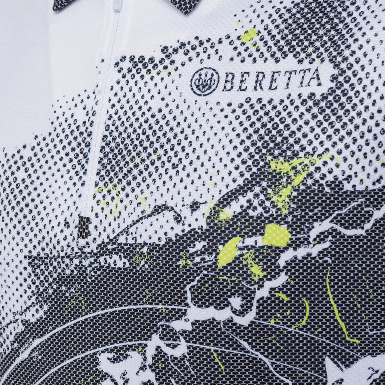 Beretta Rush Trident Polo Grey & White