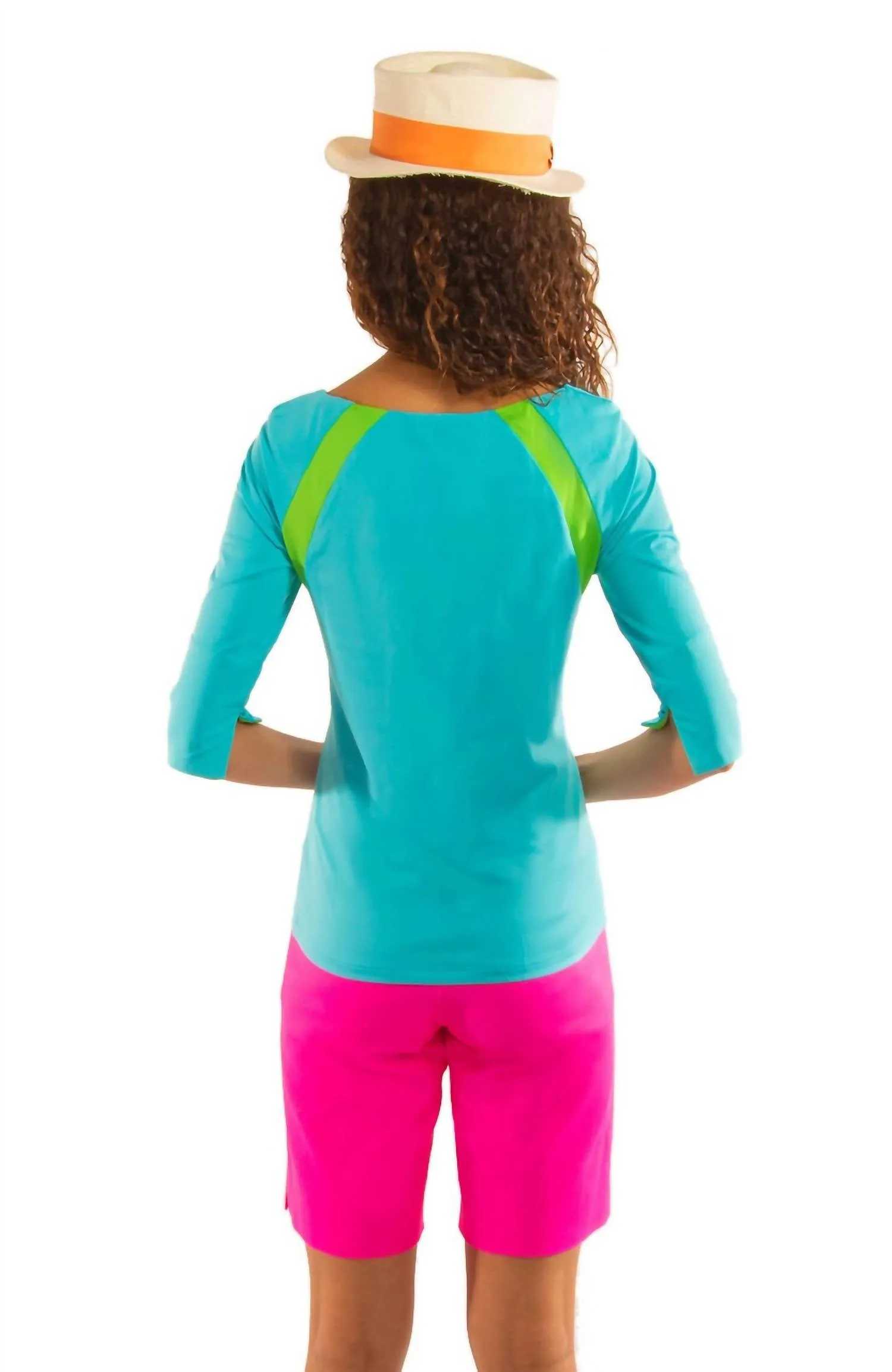 Bermuda Shorts In Hot Pink