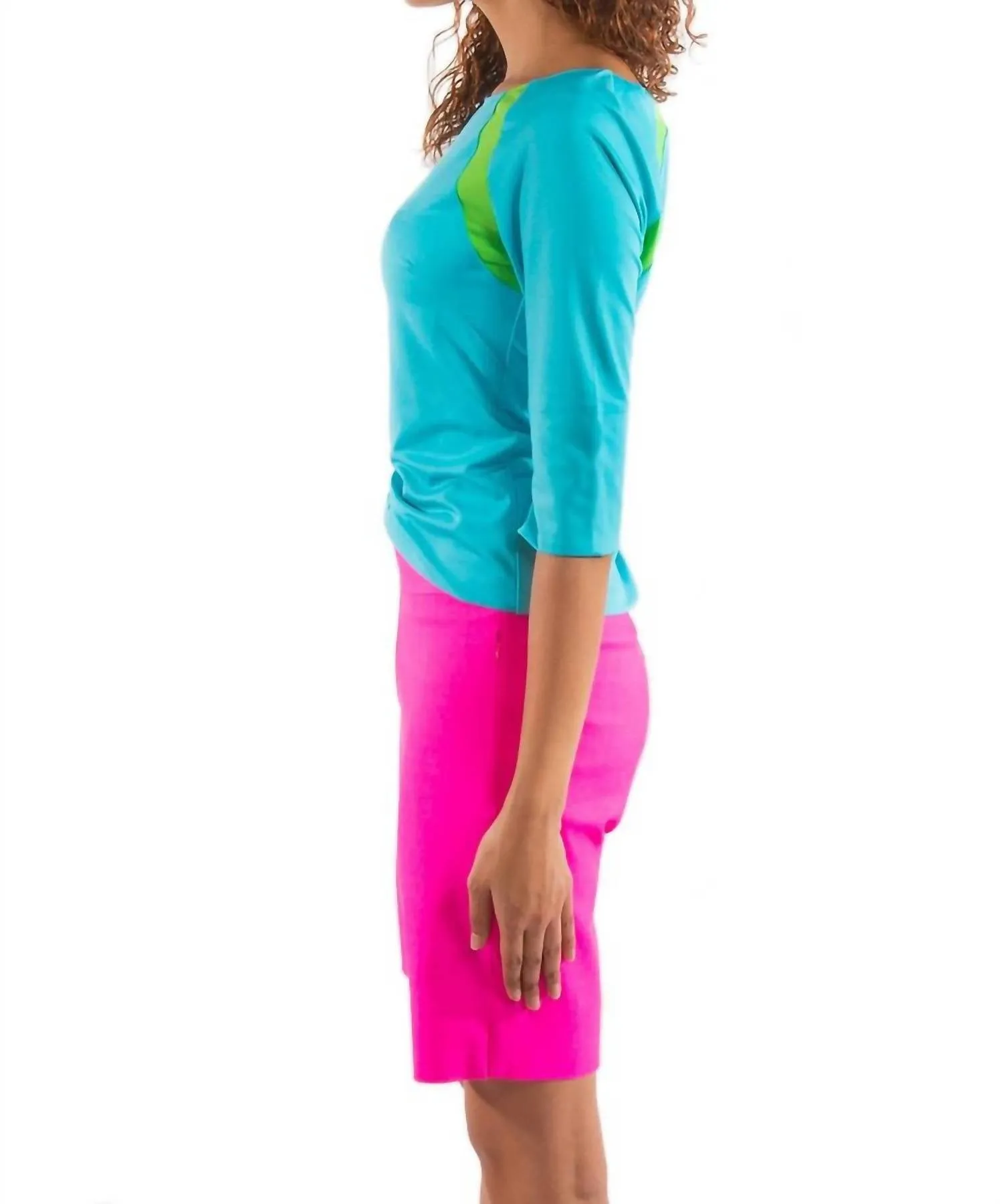 Bermuda Shorts In Hot Pink