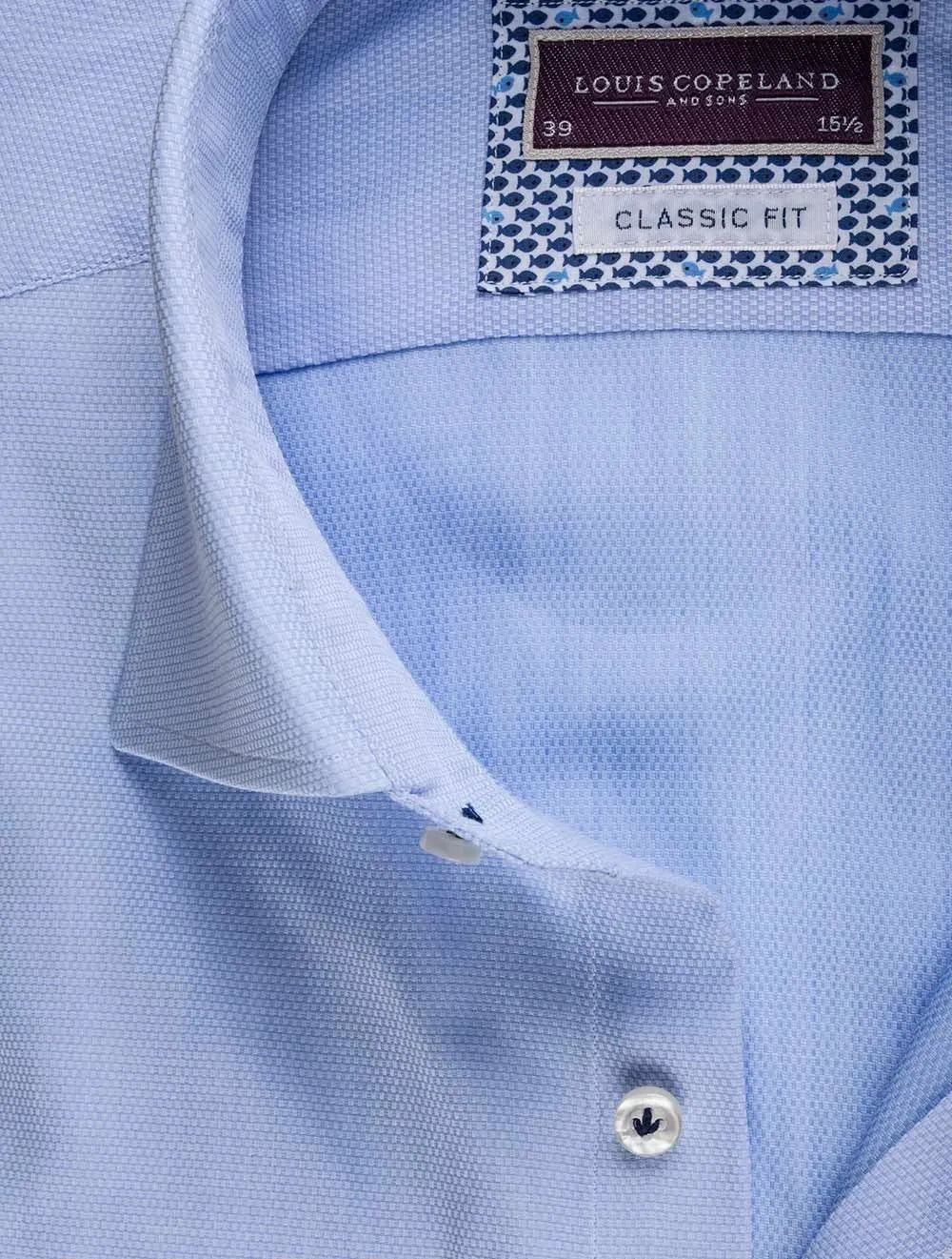Blue Jersey Classic Fit Shirt Blue/super
