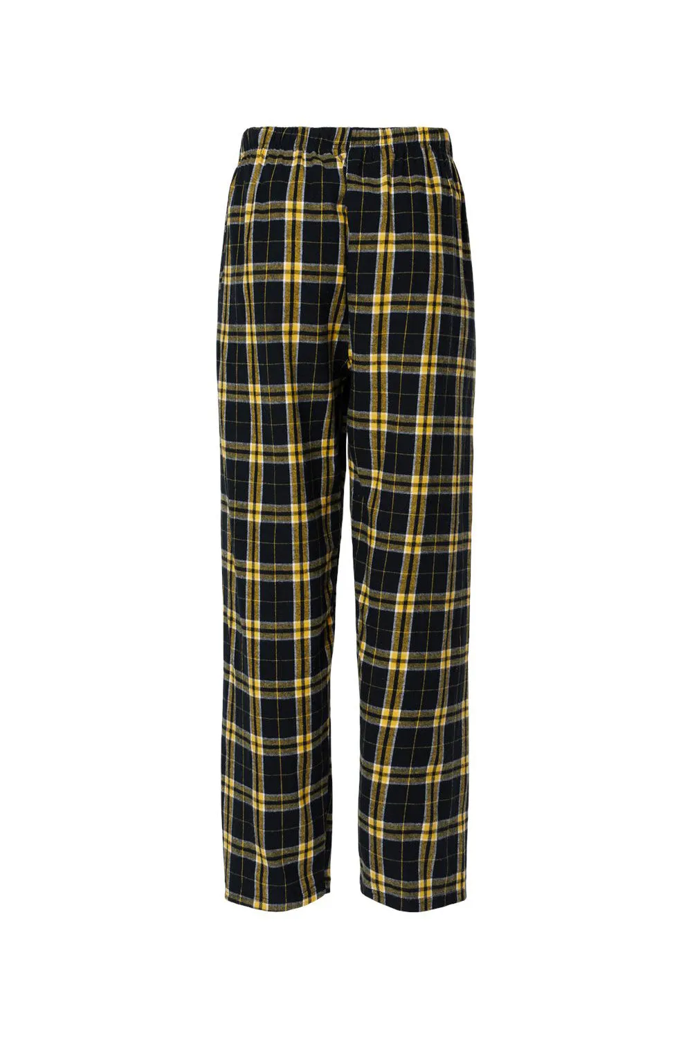 Boxercraft Mens Harley Flannel Pants w/ Pockets - Black/Gold