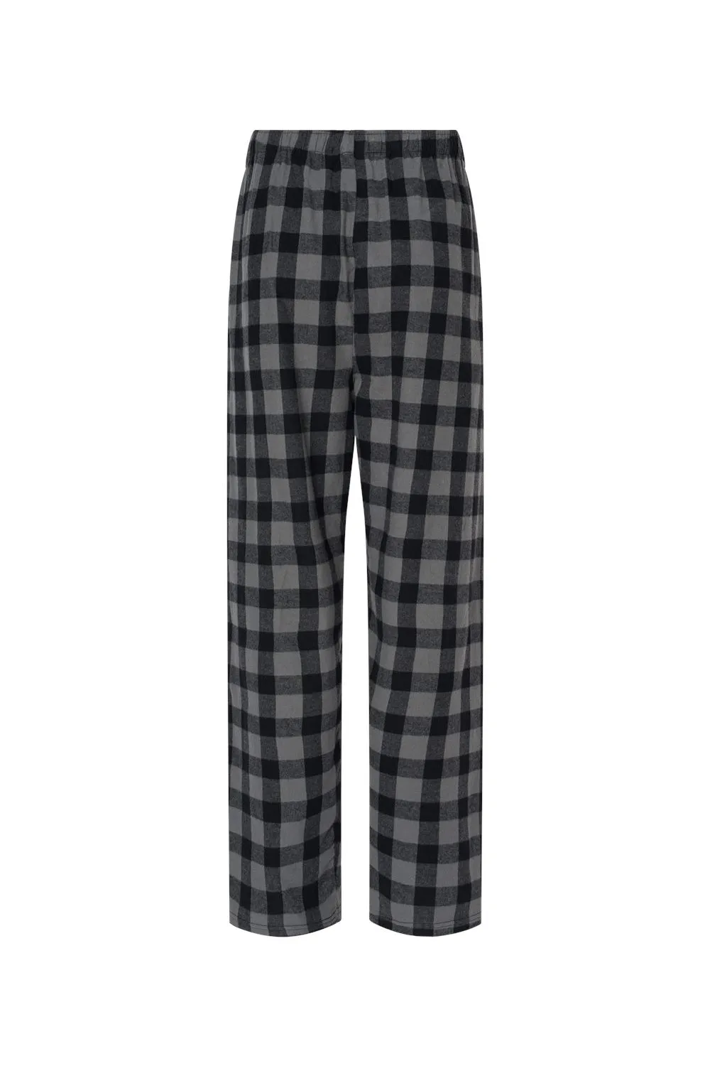 Boxercraft Mens Harley Flannel Pants w/ Pockets - Charcoal Grey/Black Buffalo