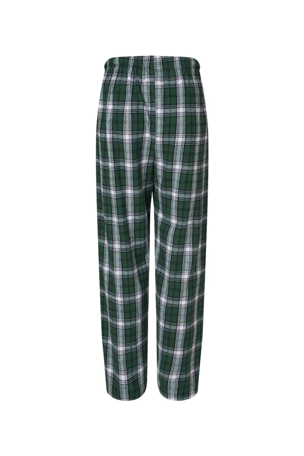 Boxercraft Mens Harley Flannel Pants w/ Pockets - Green/White