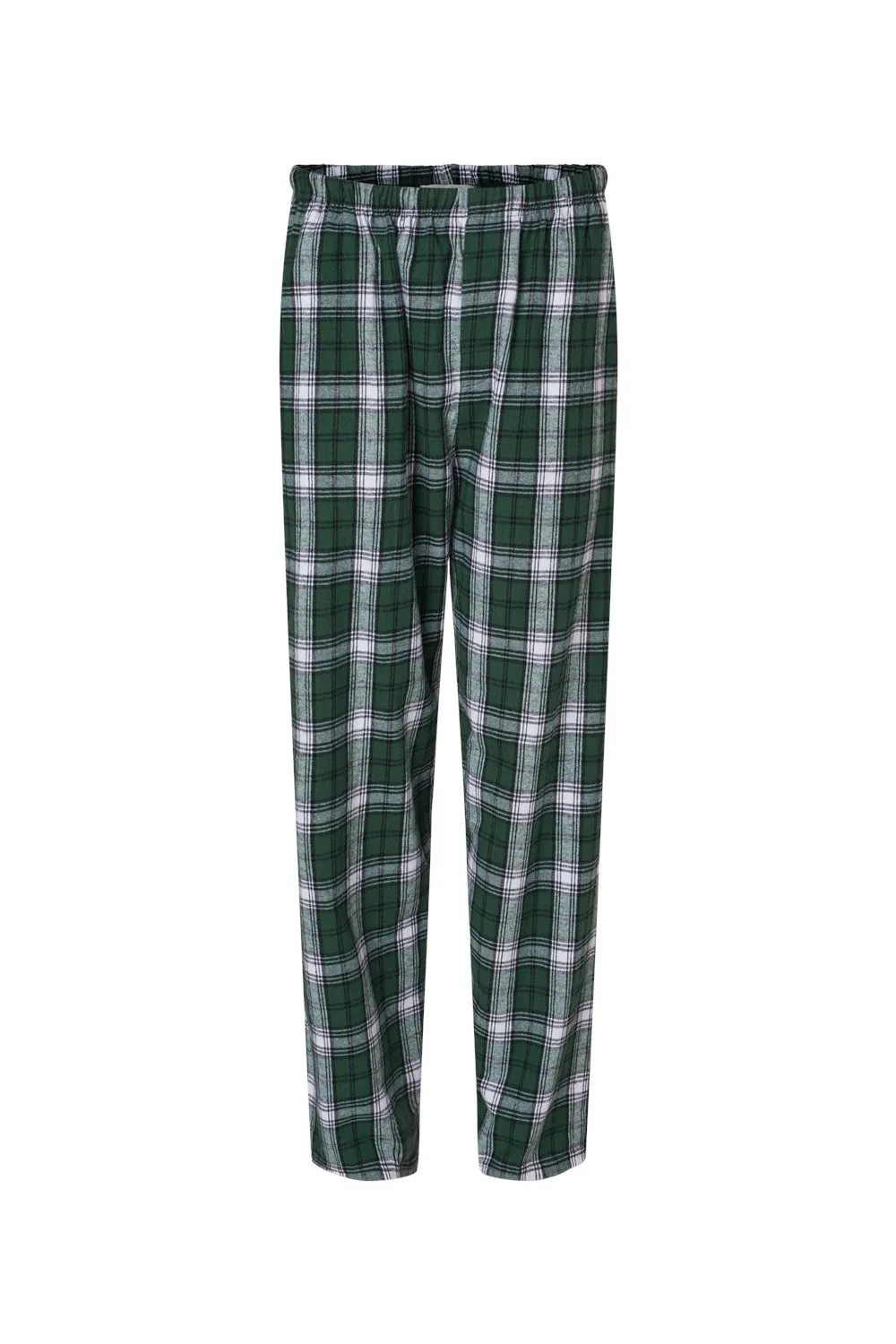Boxercraft Mens Harley Flannel Pants w/ Pockets - Green/White
