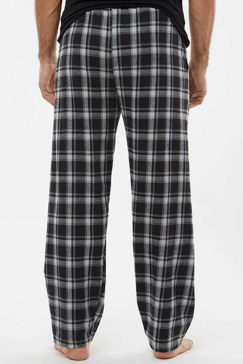 Boxercraft Mens Harley Flannel Pants w/ Pockets - Heritage Black Plaid