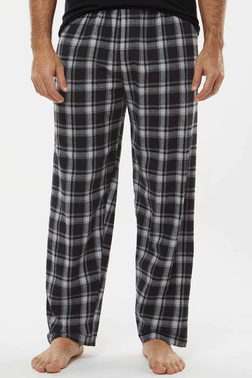 Boxercraft Mens Harley Flannel Pants w/ Pockets - Heritage Black Plaid