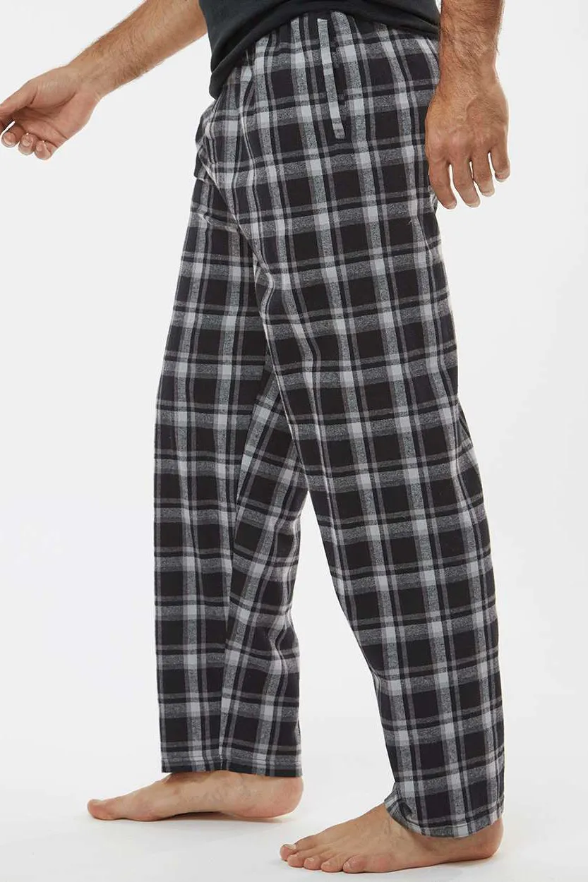 Boxercraft Mens Harley Flannel Pants w/ Pockets - Heritage Black Plaid