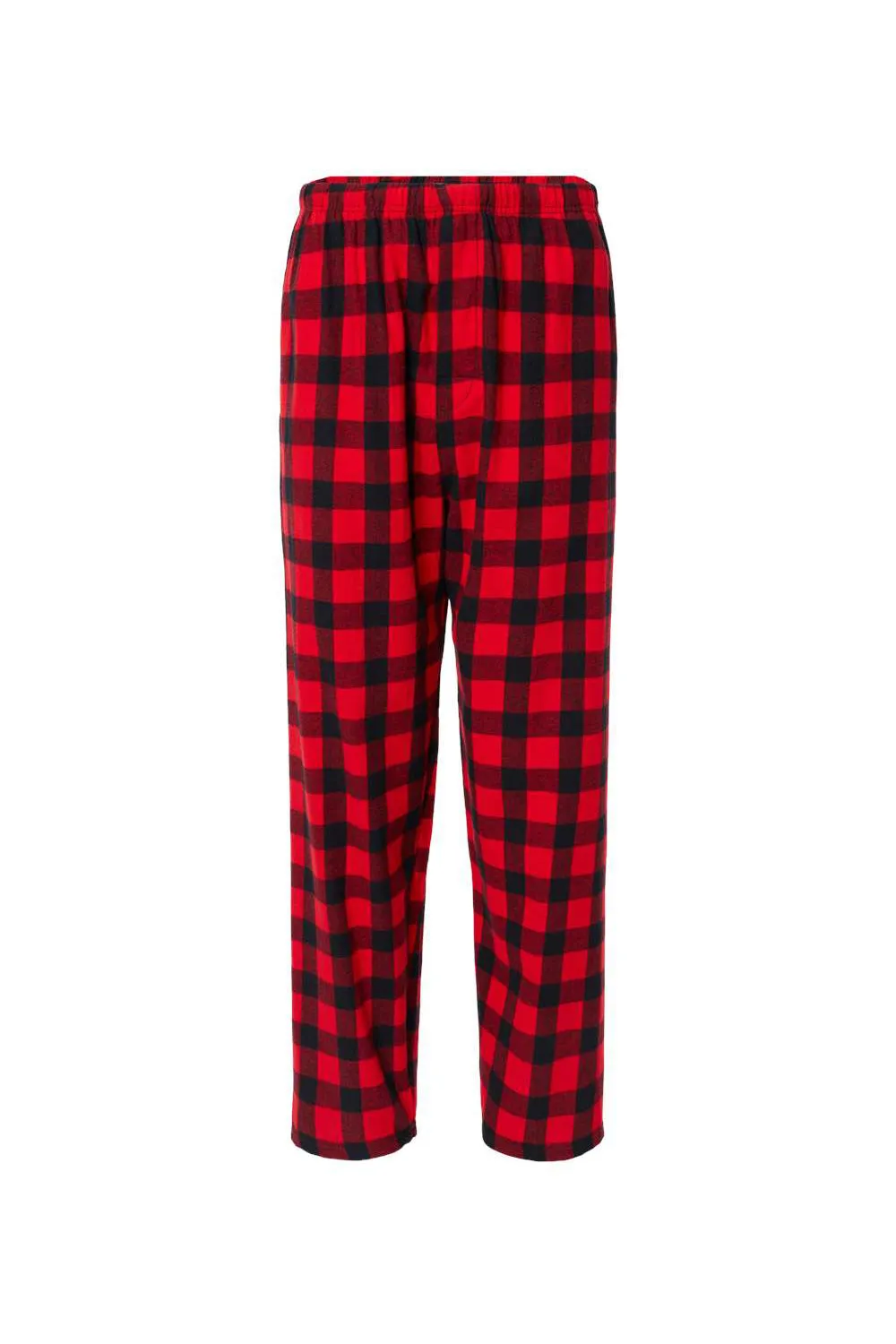 Boxercraft Mens Harley Flannel Pants w/ Pockets - Red/Black Buffalo