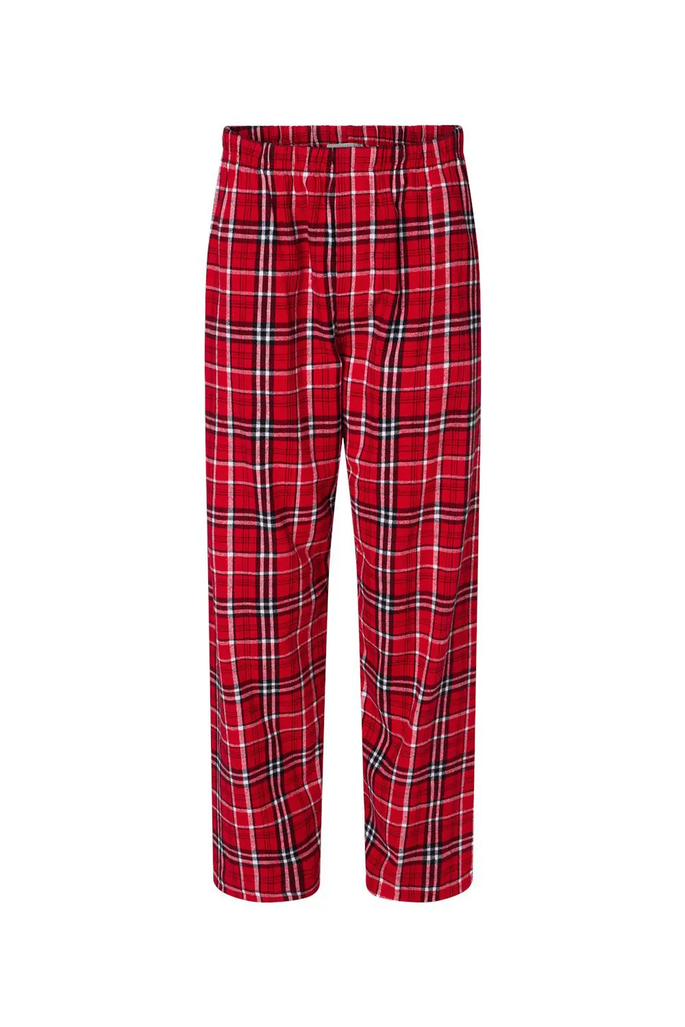 Boxercraft Mens Harley Flannel Pants w/ Pockets - Red/White