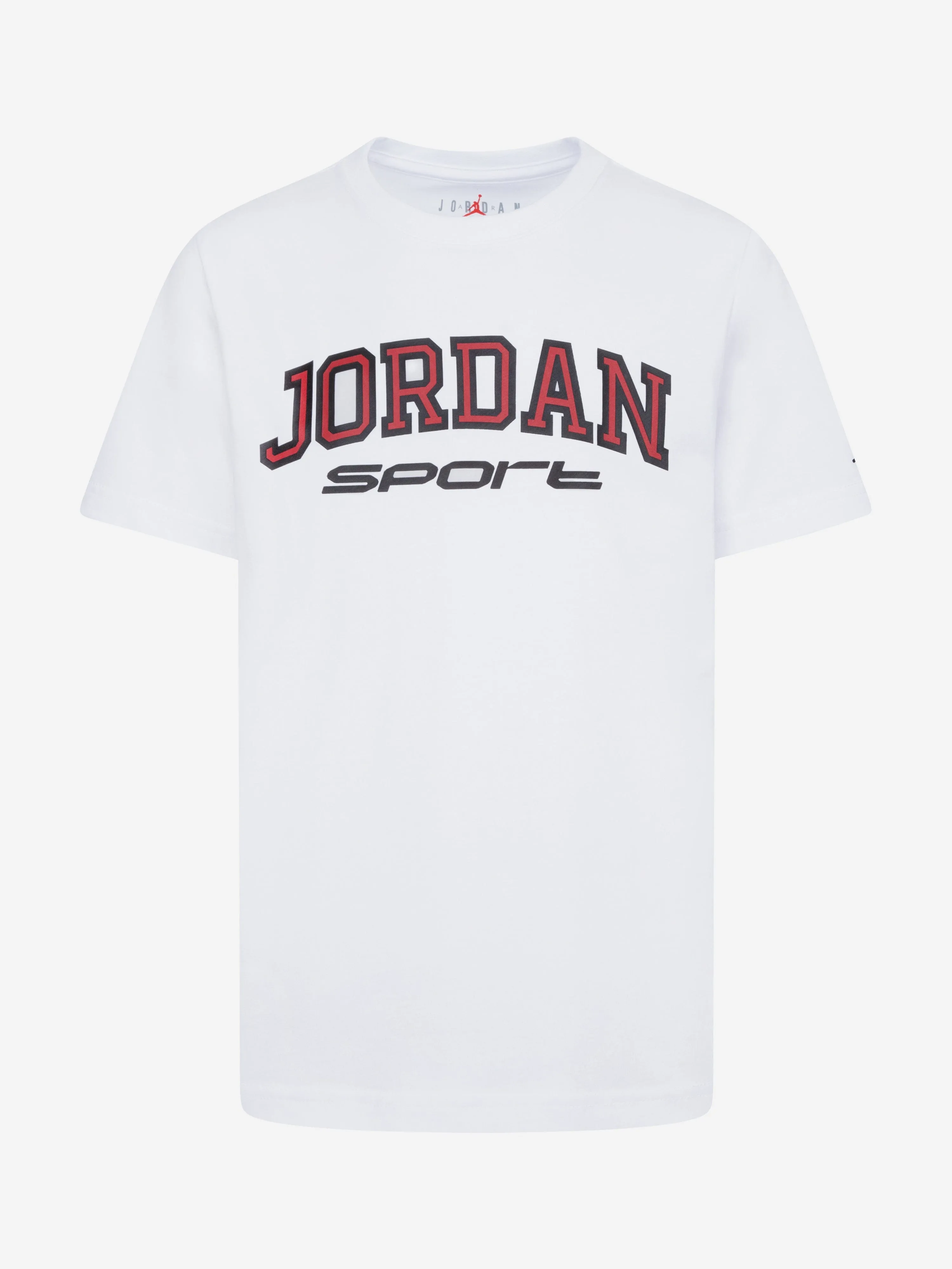 Boys Sport Logo T-Shirt in White