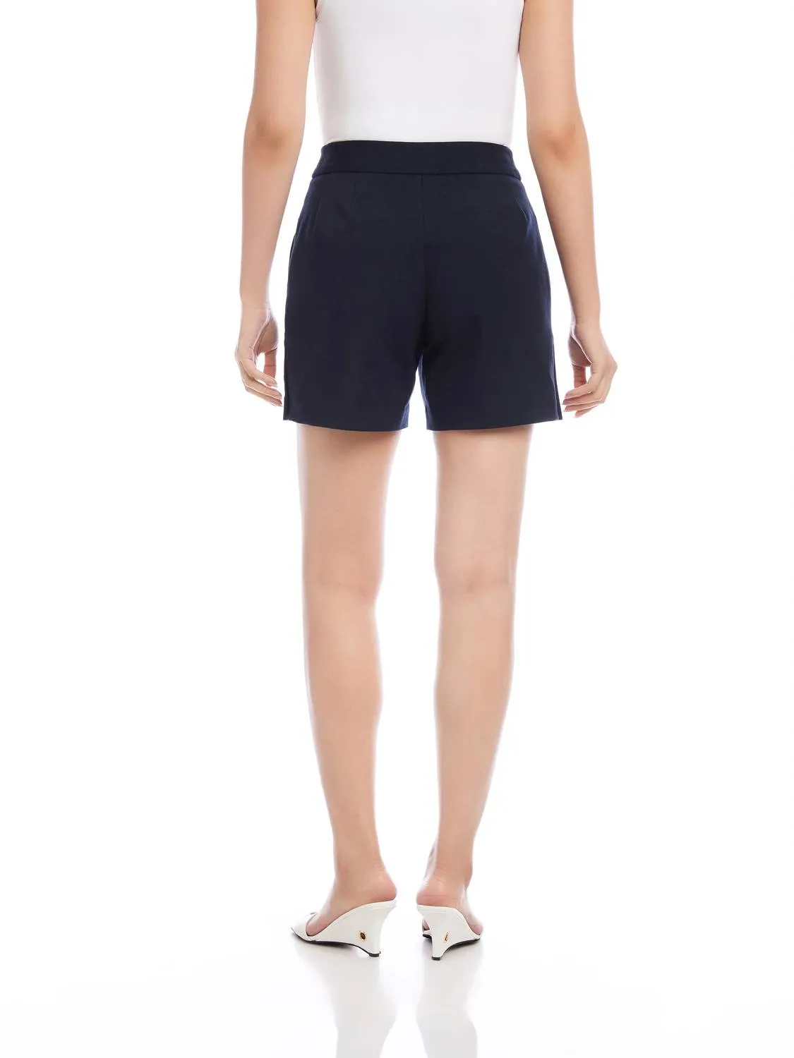 Button Up Short In Midnight