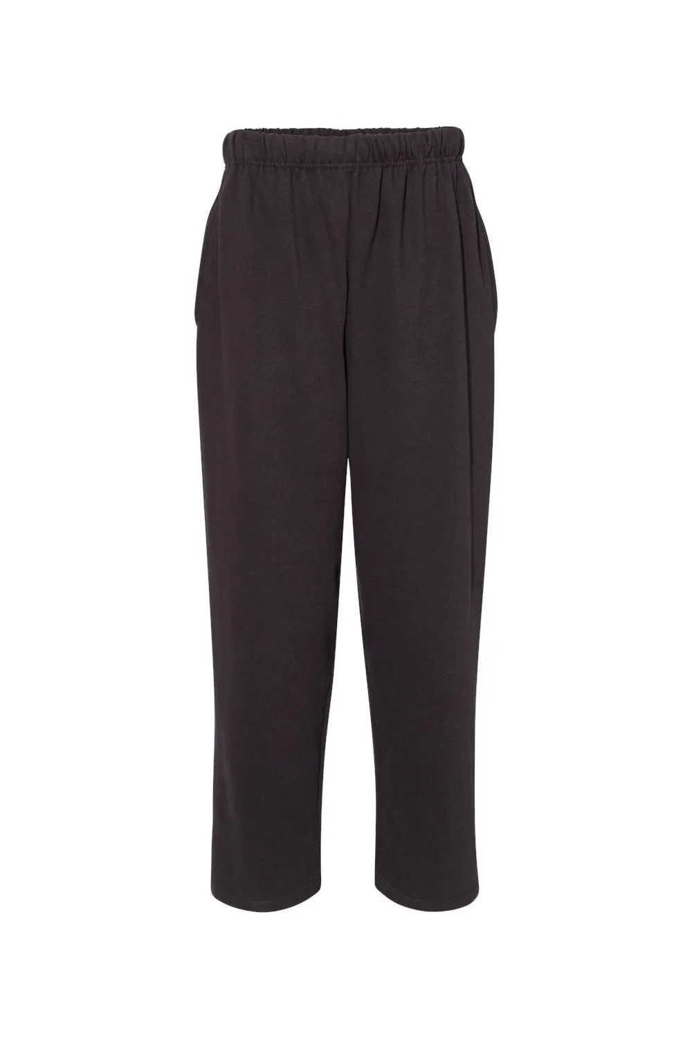 C2 Sport Mens Open Bottom Sweatpants w/ Pockets - Black