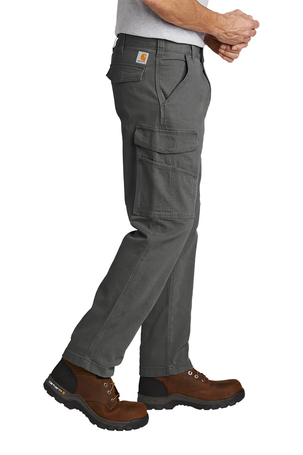 Carhartt Mens Rugged Flex Rigby Cargo Pants w/ Pockets - Shadow Grey