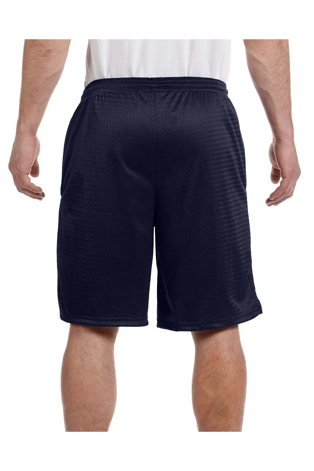 Champion Mens Mesh Shorts w/ Pockets - Navy Blue