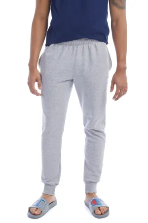 Champion Mens Power blend Fleece Jogger Sweatpants w/ Pockets - Light Steel Grey