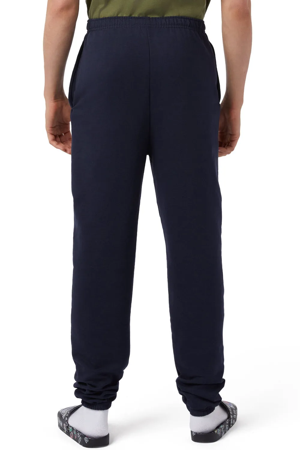 Champion Mens Powerblend Sweatpants w/ Pockets - Navy Blue