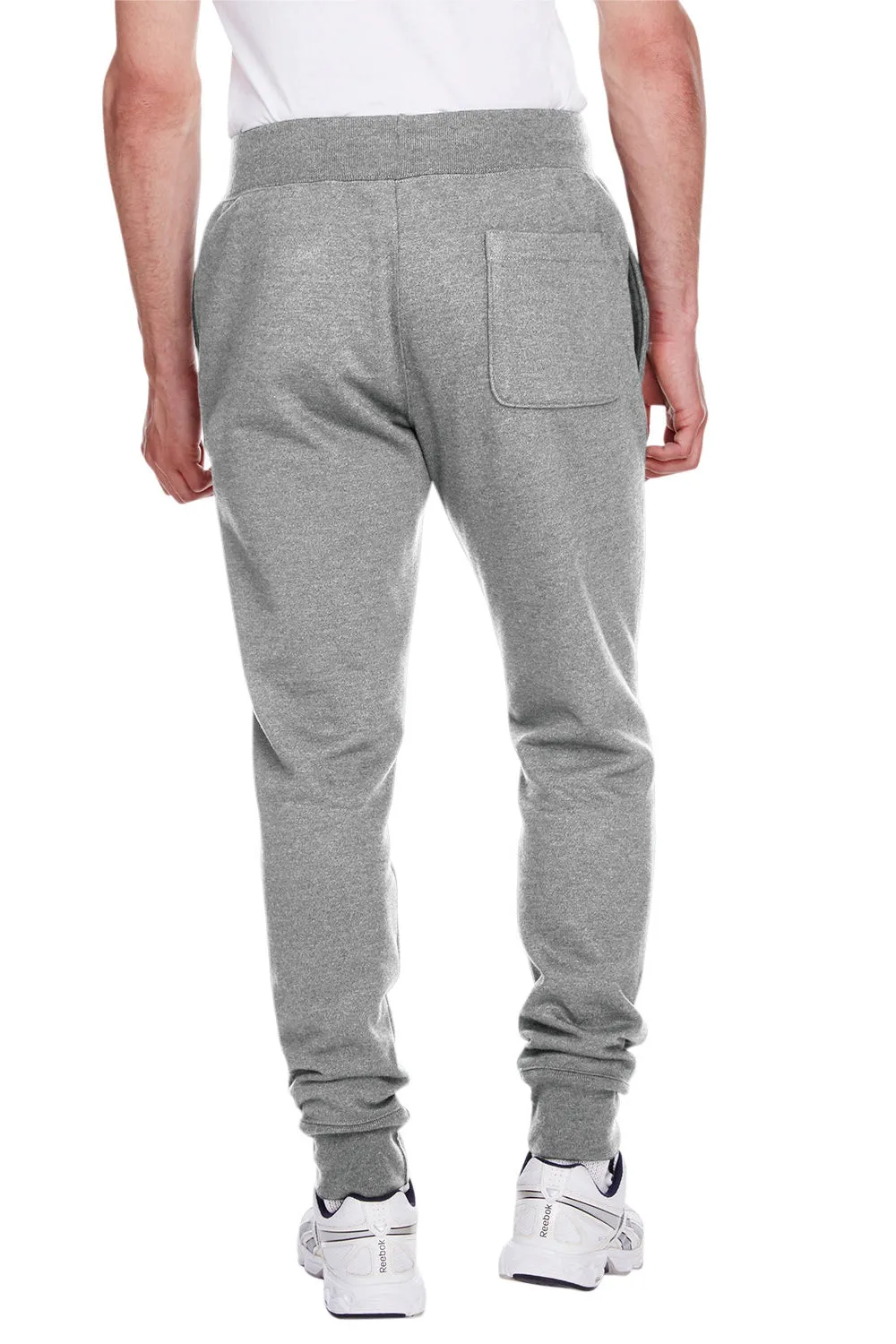 Champion Mens Reverse Weave Fleece Jogger Sweatpants w/ Pockets - Oxford Grey