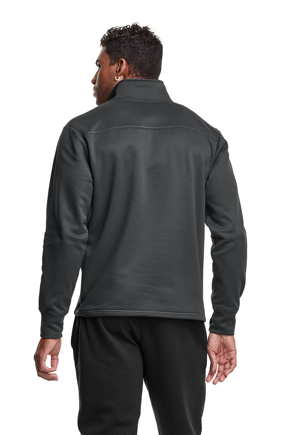 Champion Mens Sport 1/4 Zip Sweatshirt - Stealth Grey