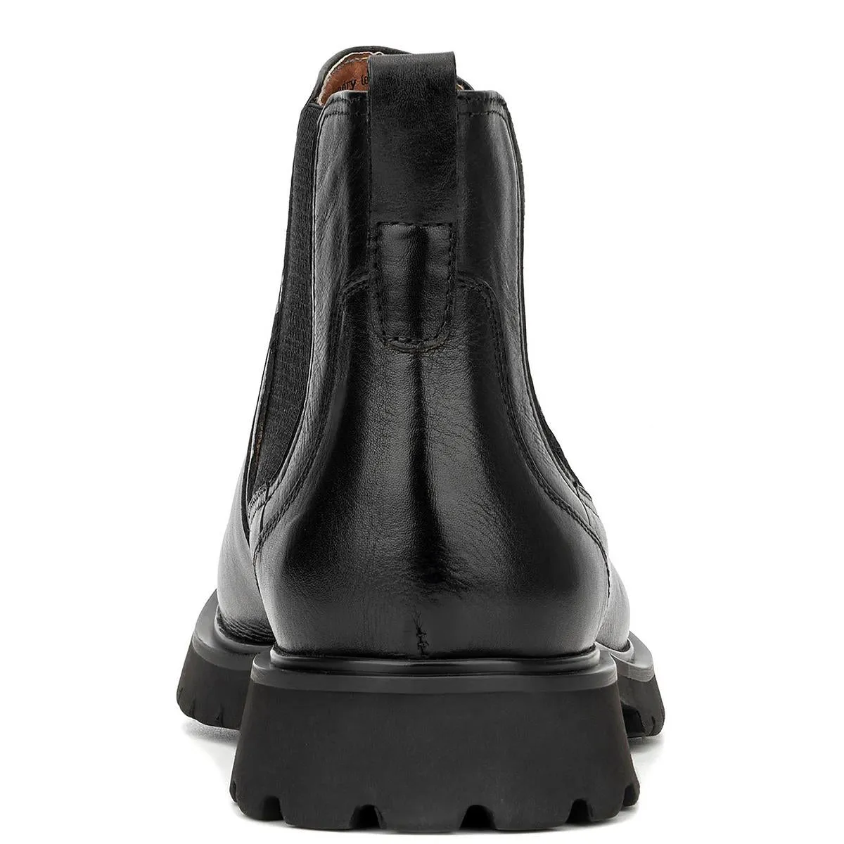 CHARLES Mens Laceless Leather Chelsea Boots