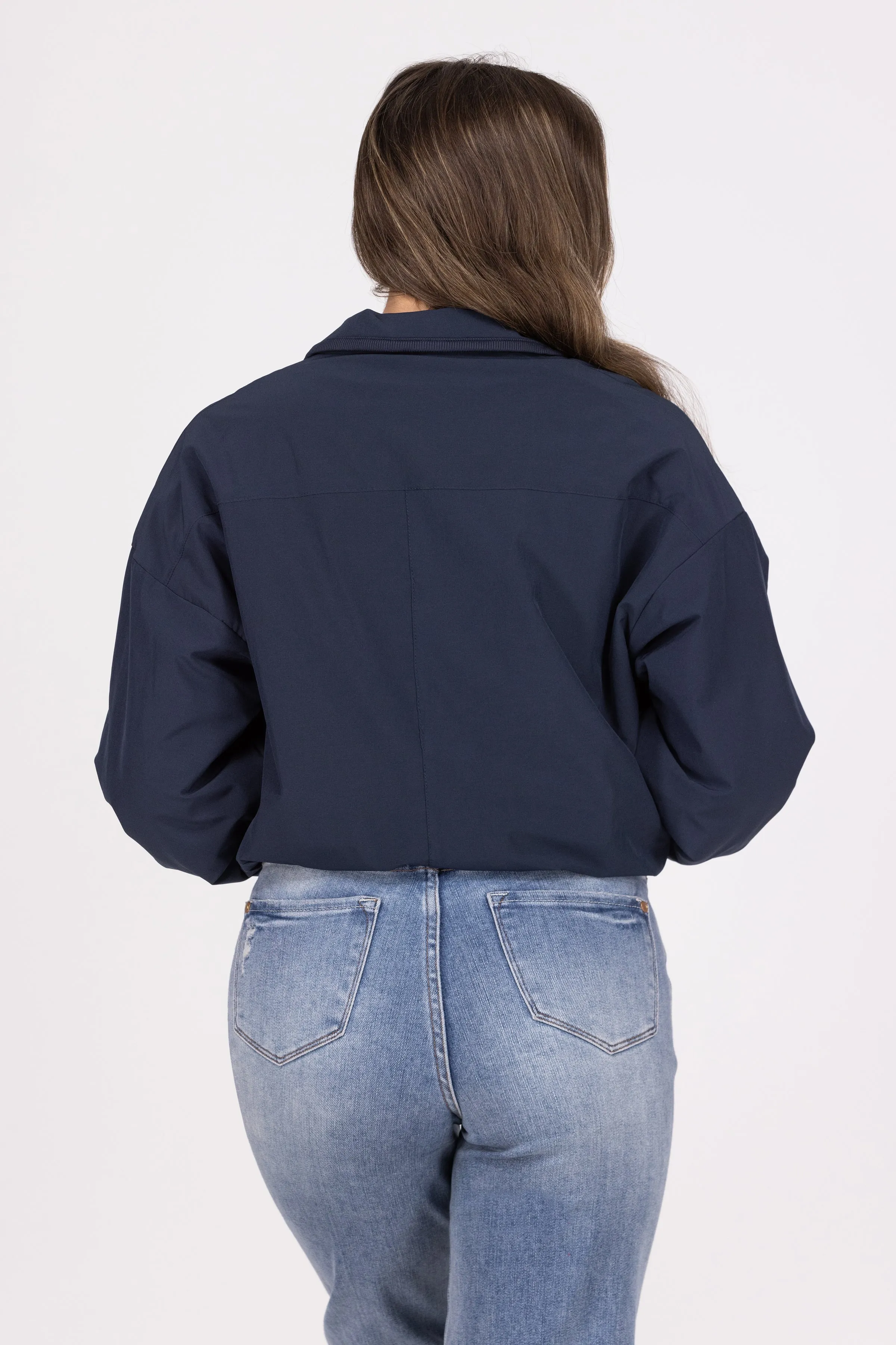 Come And Get Me Women's Mock Neck Pullover Jacket