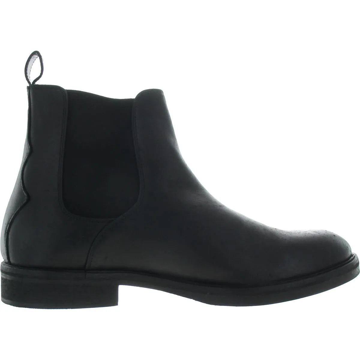 Creed Mens Solid Leather Chelsea Boots