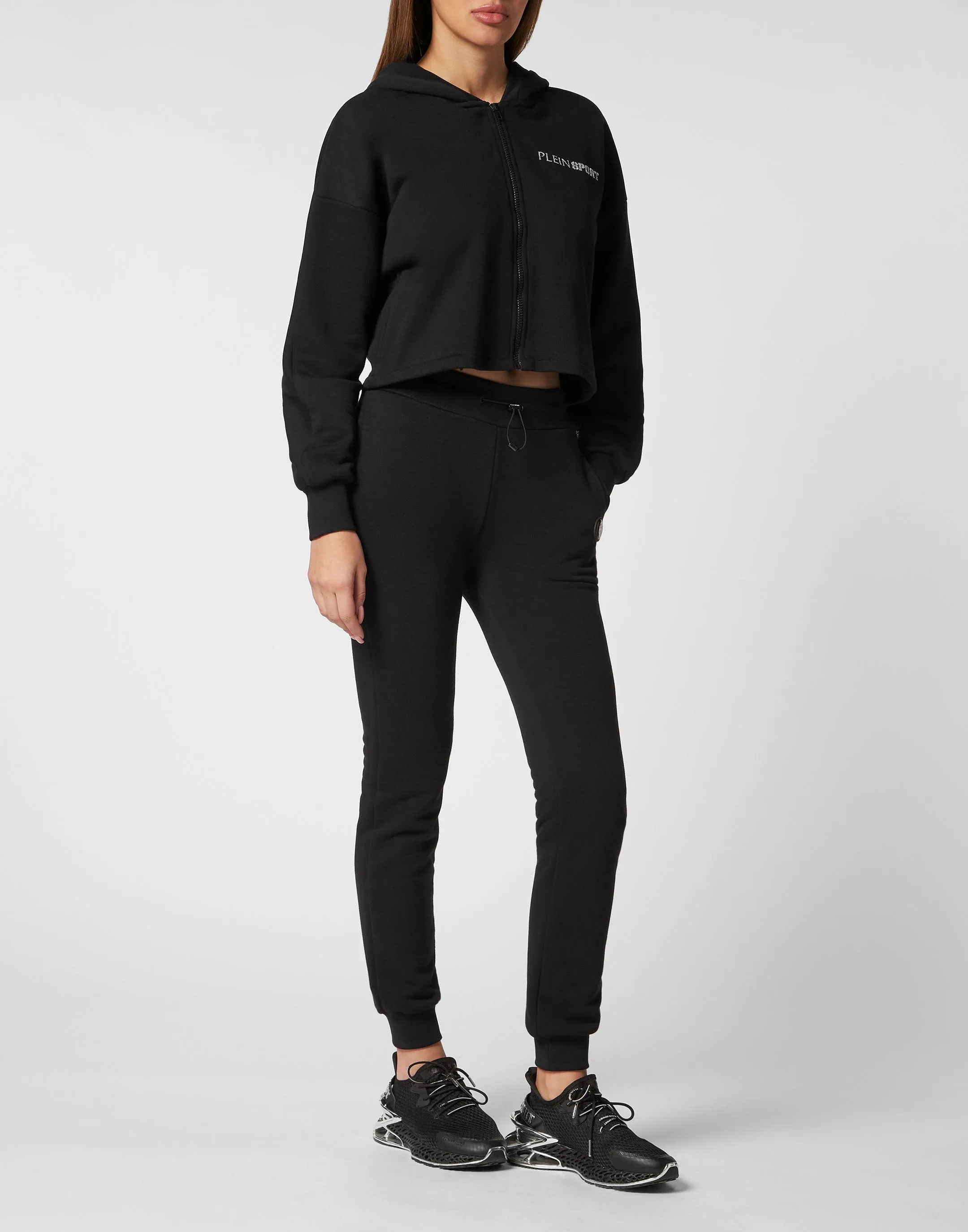 Cropped Hoodie Sweatjacket Scratch