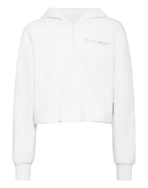 Cropped Hoodie Sweatjacket Scratch