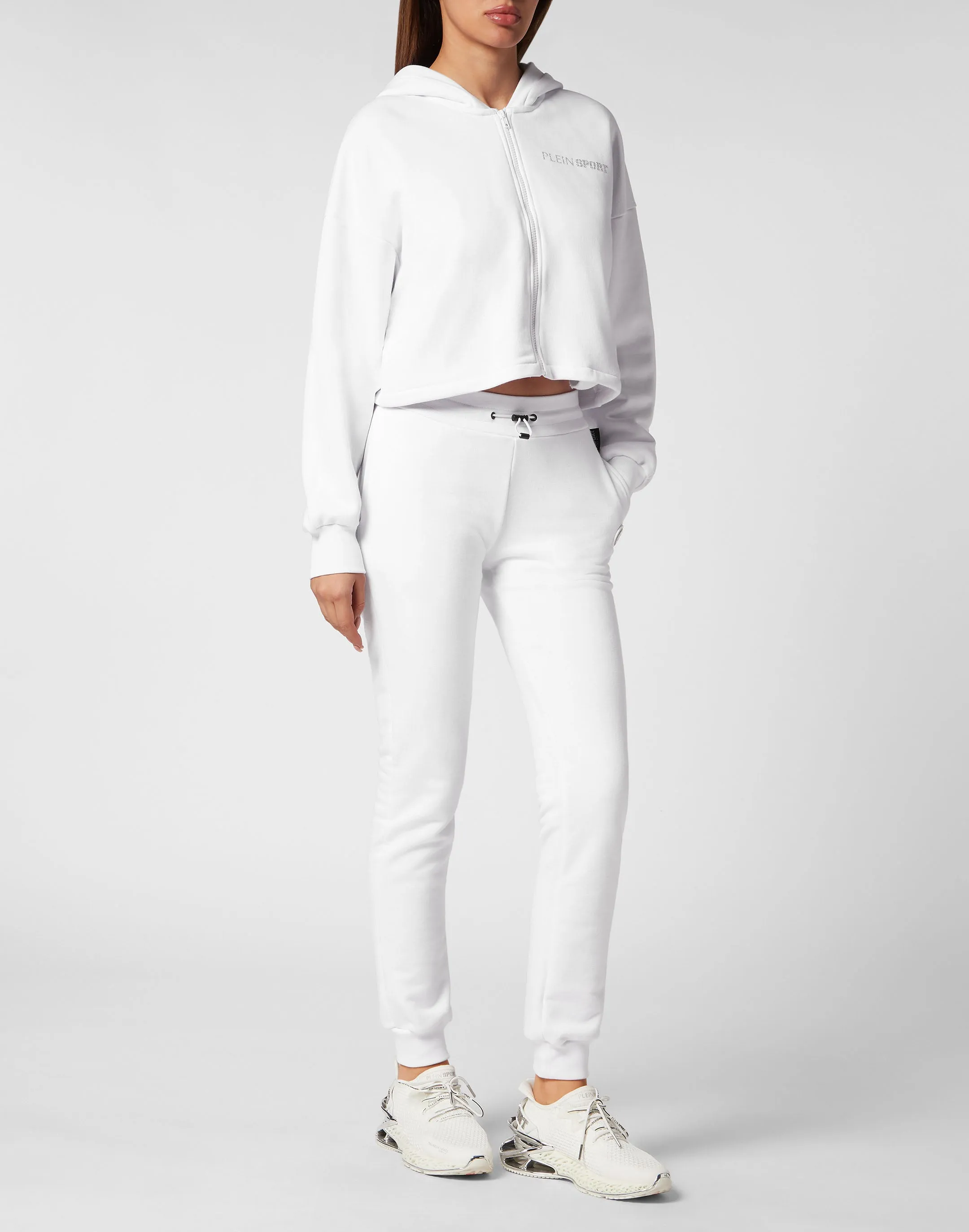 Cropped Hoodie Sweatjacket Scratch