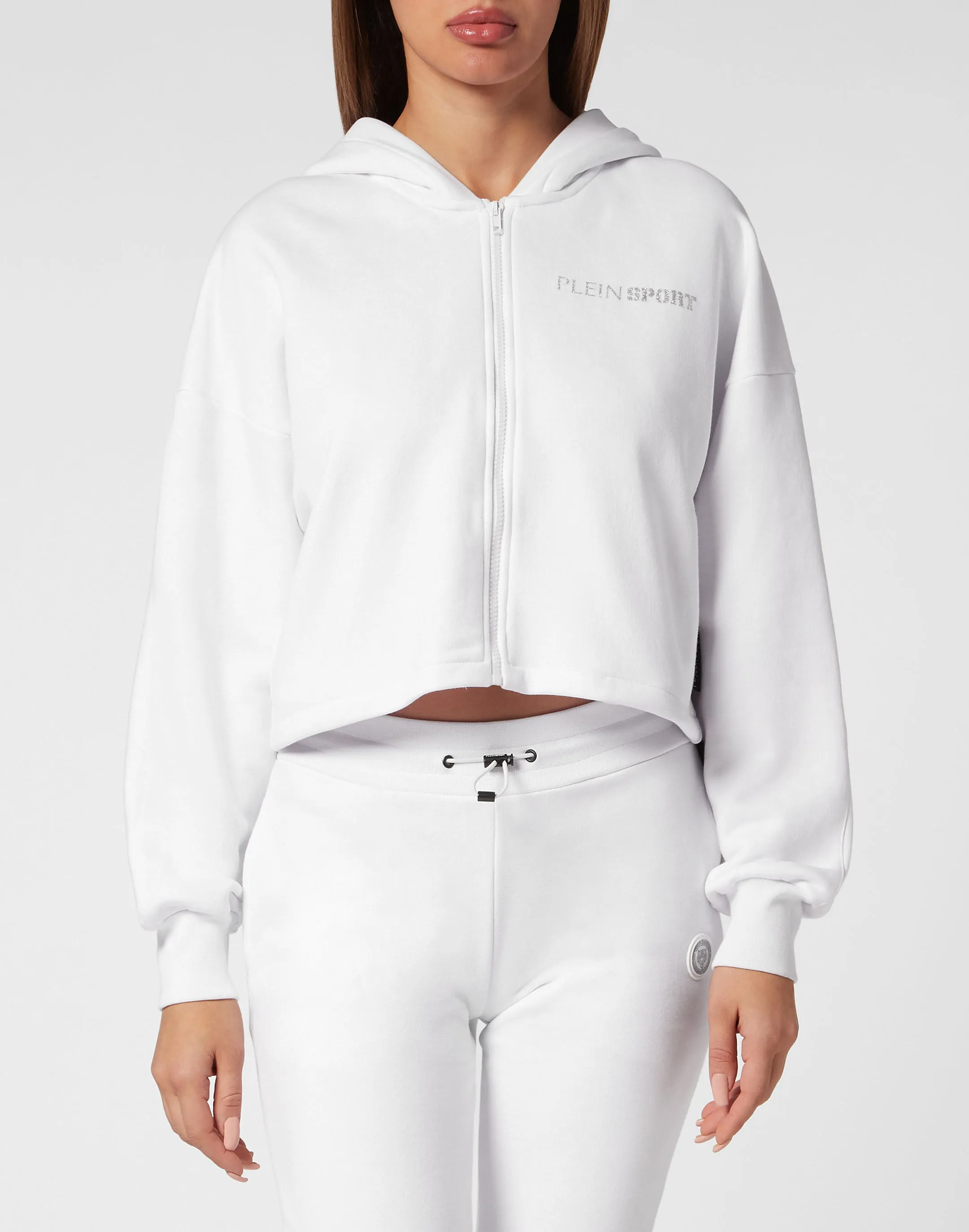 Cropped Hoodie Sweatjacket Scratch
